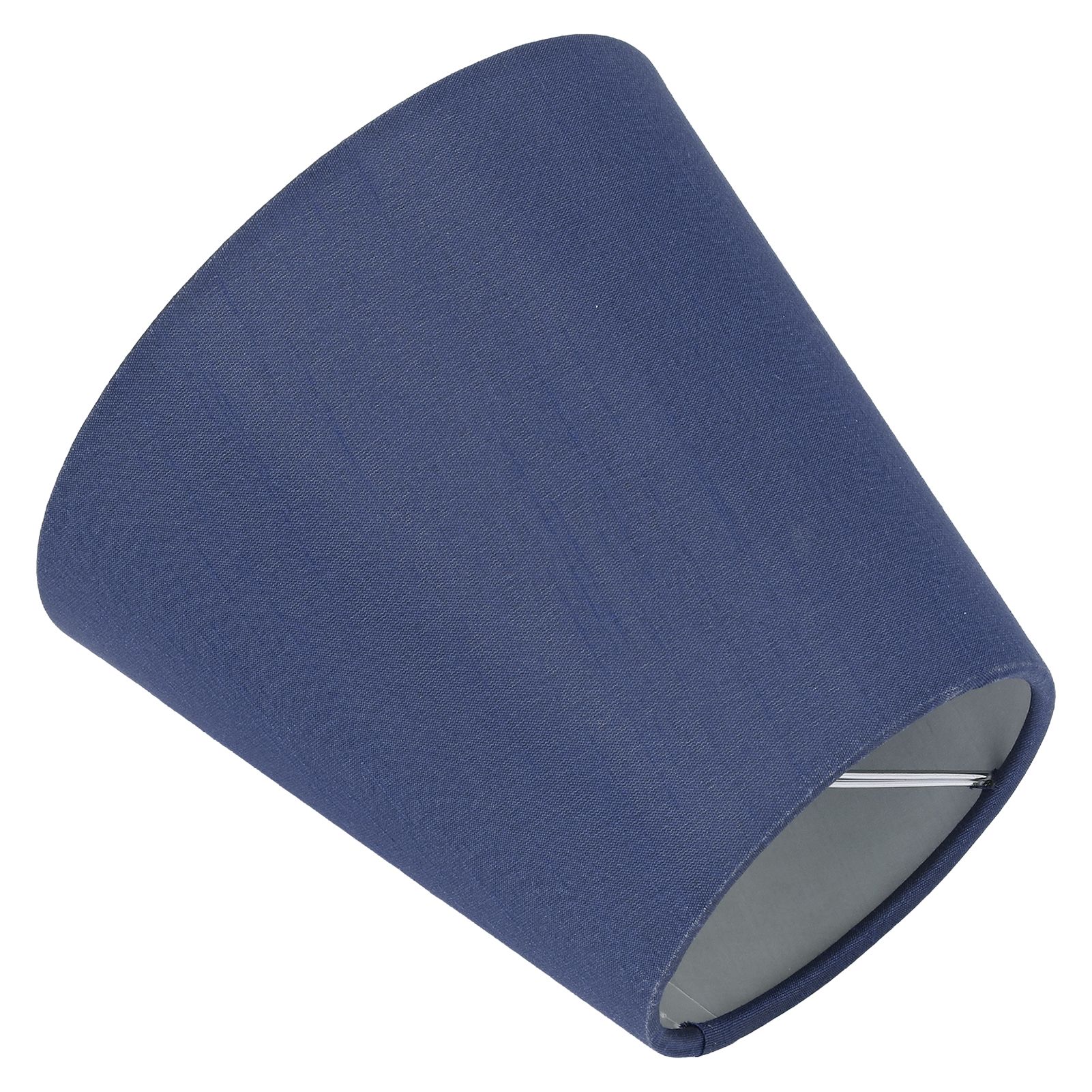 6PCS Fabric Lampshade Modern Simple Good Light Transmission Table Lamp Shade for E14 Bulb Miniature Bulb for Ceiling Lamp A3 02 Dark Blue - Image 8
