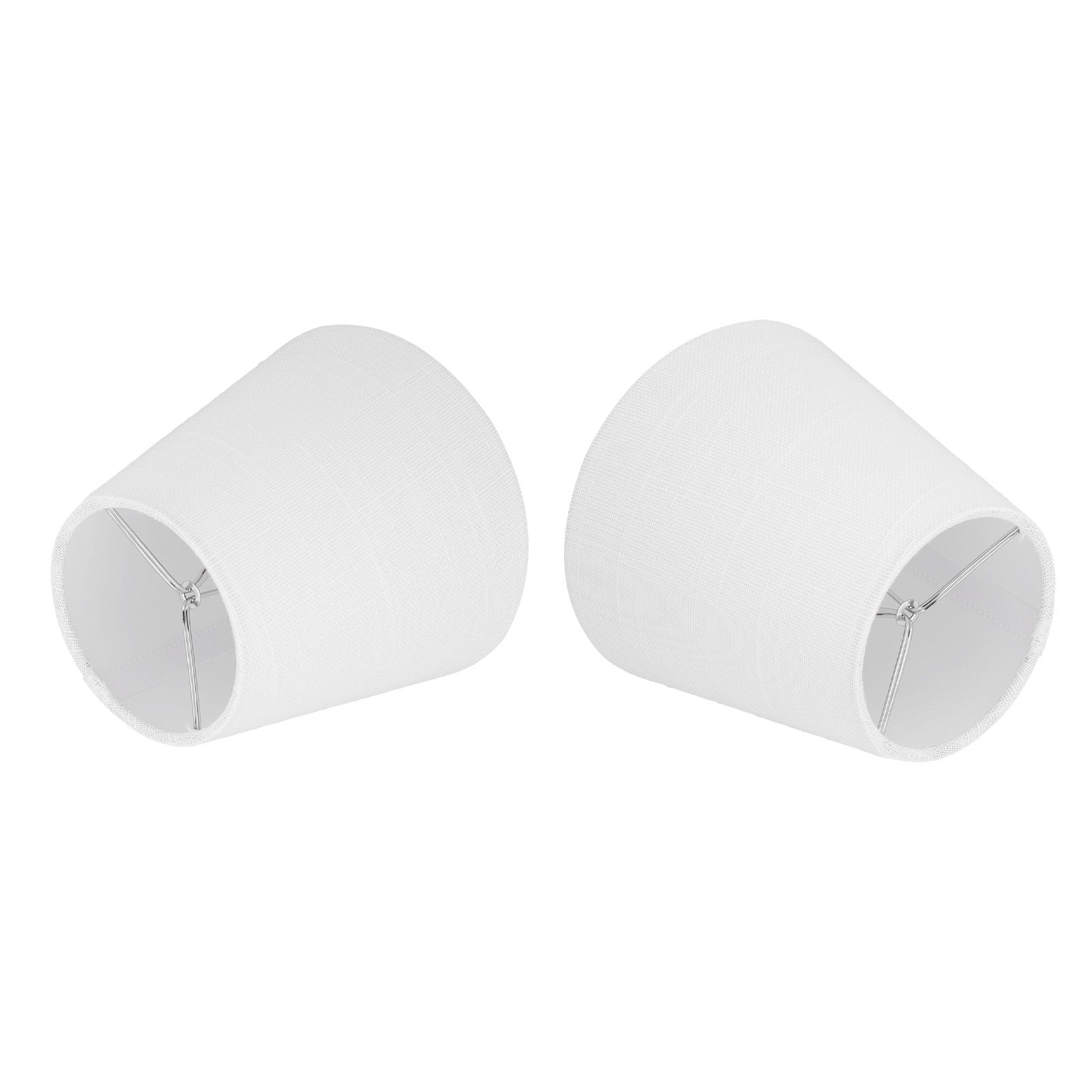 6Pcs White Fabric Lampshade Kit Modern Minimalist Lampshade for Candelabra Floor Table Chandelier Wall - Image 8