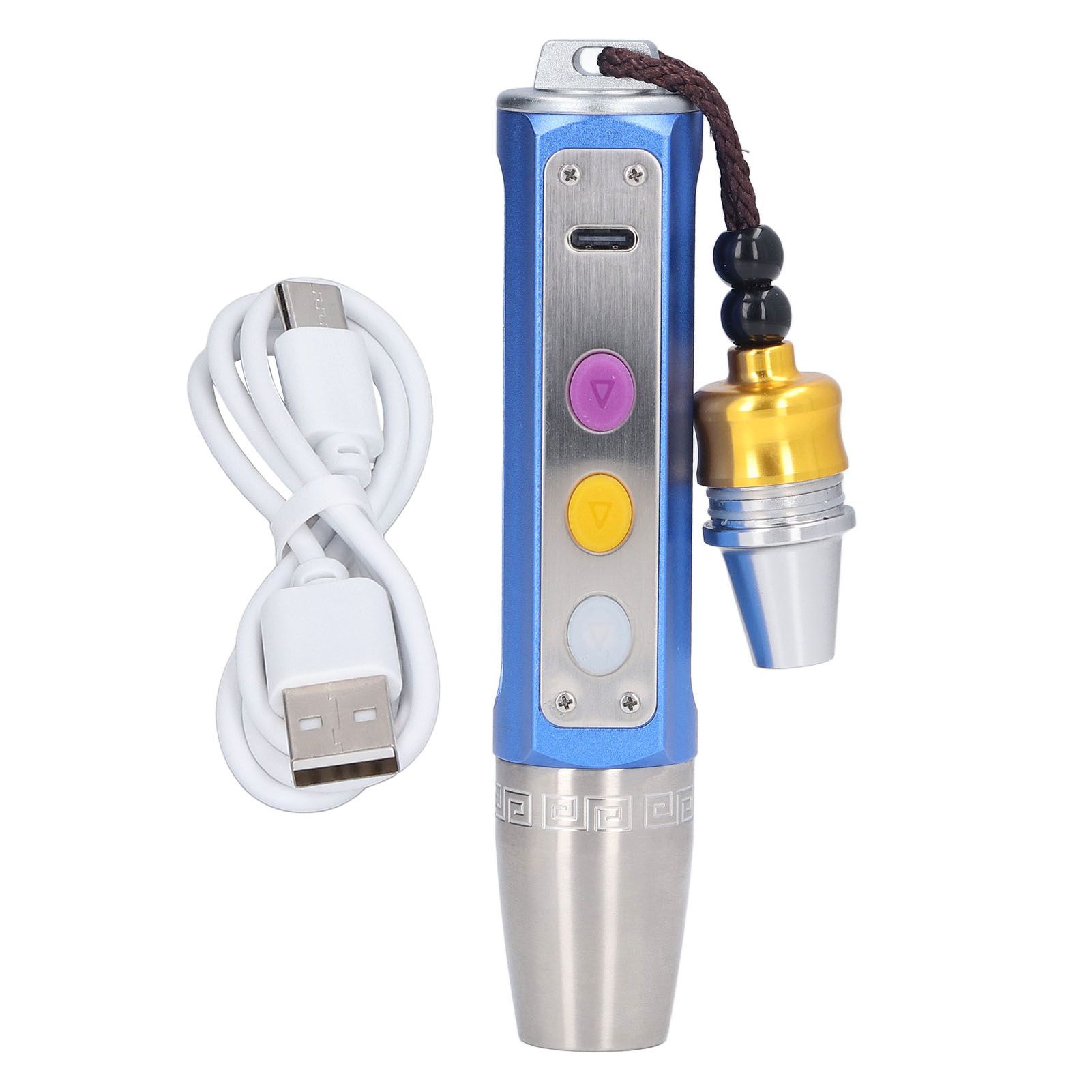Adjustable Gem Identification Light Pocket 3LED Jewelry Appraisal Flashlight with Battery - Image 1