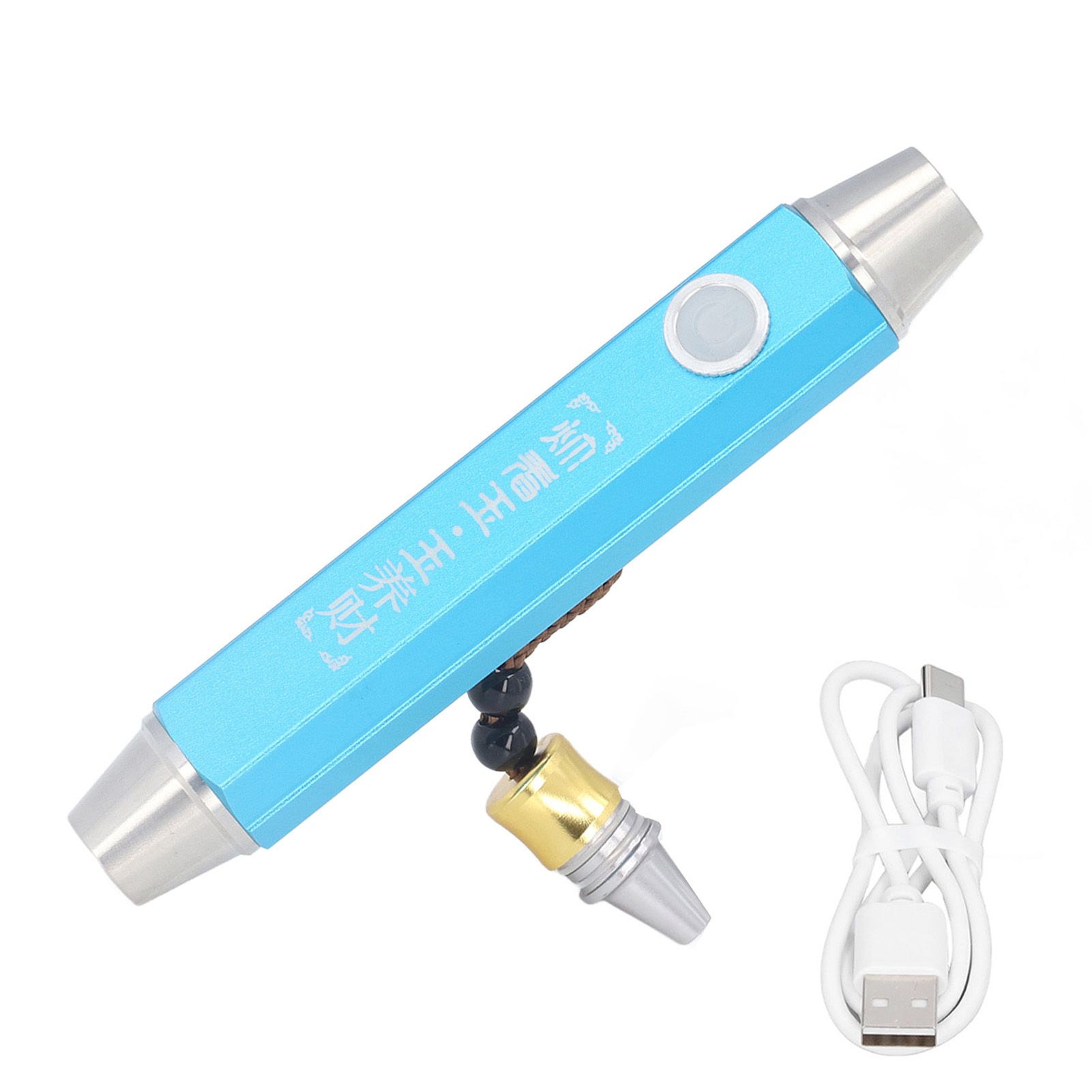 Jewelry Identification Light Double Head White Light Purple Light 2 LED USB Charge Jewelry Detector Lamp for Home Outdoor - Image 1