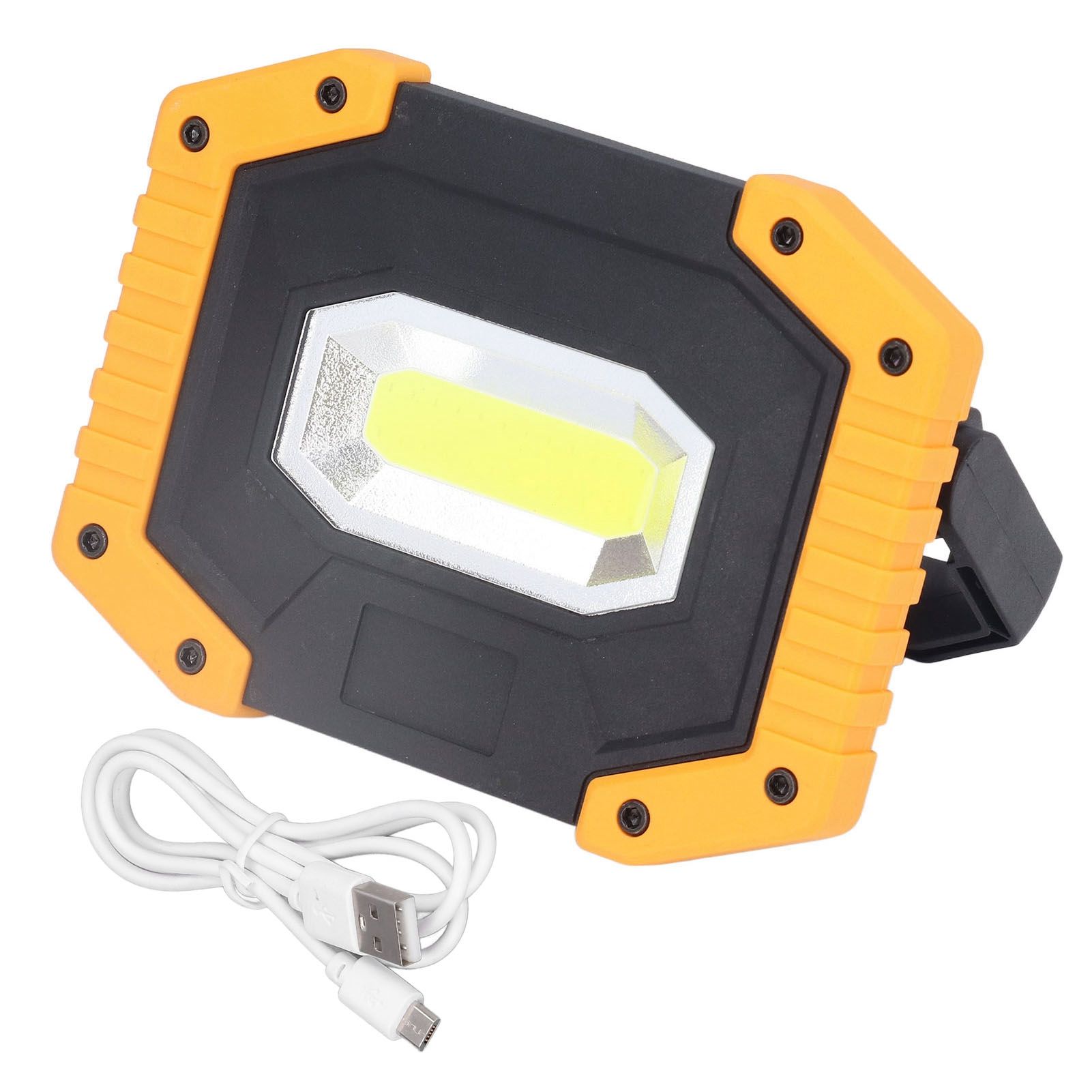 COB Work Light USB Charging Portable Floodlight Waterproof Emergency Portable Light with 180 Degree Rotating Bracket - Image 1
