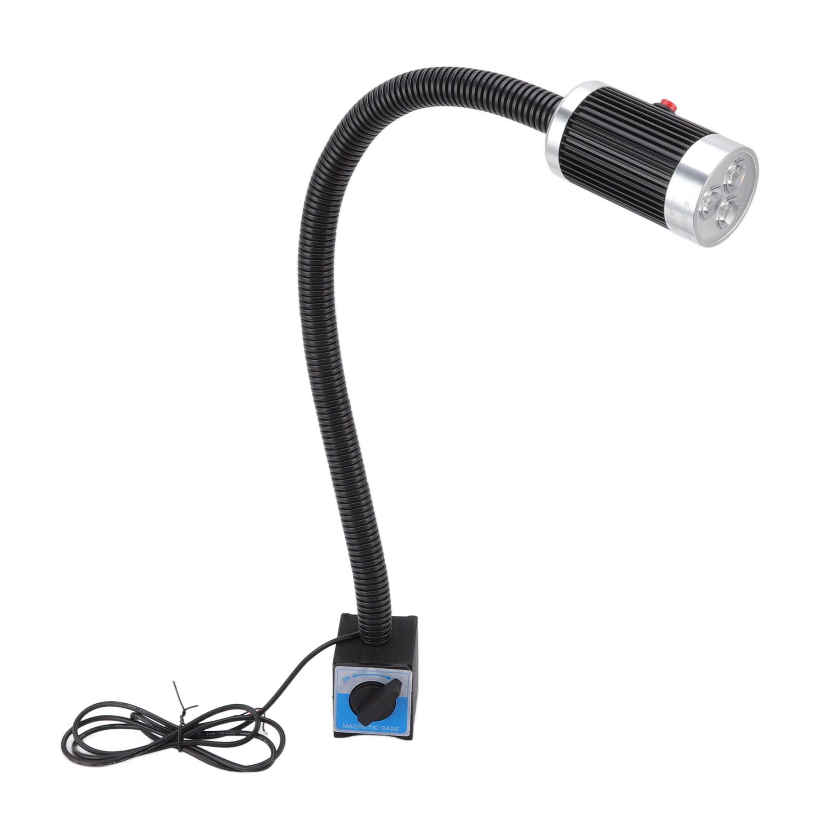 Magnetic Work Light 9W 24V LED Flexible Gooseneck Rustproof Aluminium Magnetic Base Gooseneck Work Light for Industry - Image 2