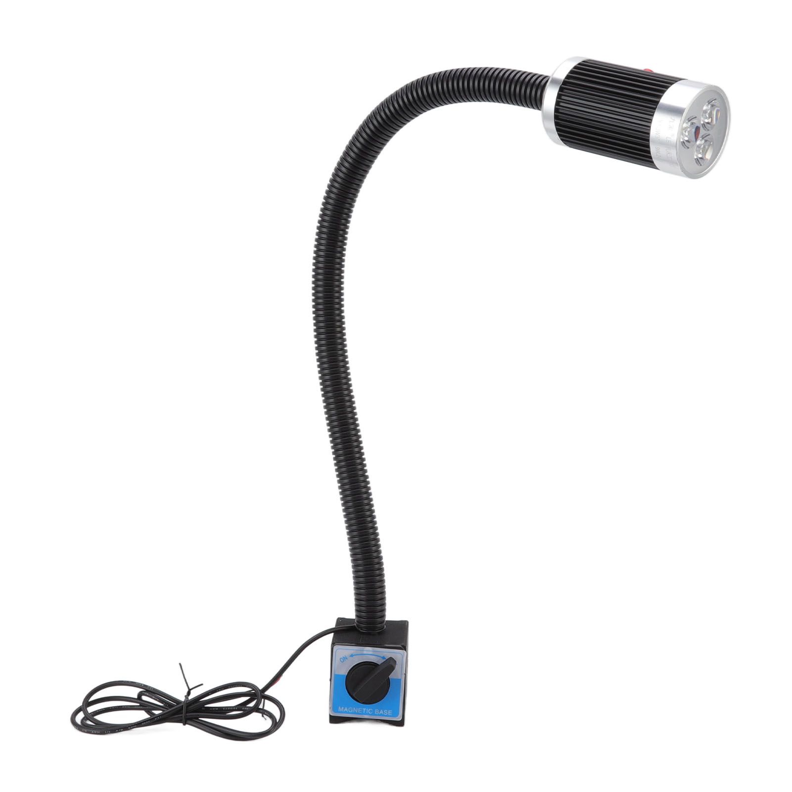Magnetic Work Light 9W 24V LED Flexible Gooseneck Rustproof Aluminium Magnetic Base Gooseneck Work Light for Industry - Image 3