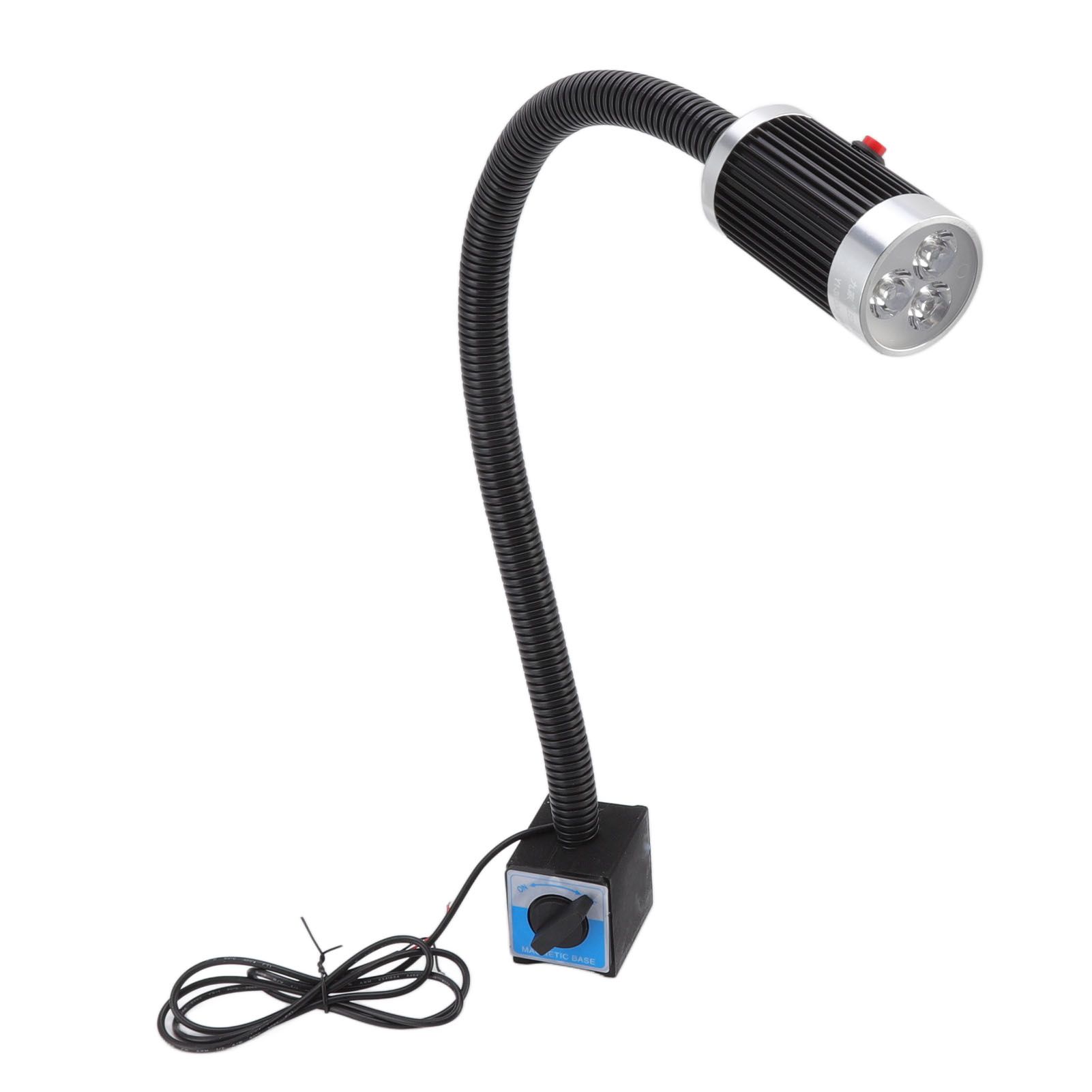 Magnetic Work Light 9W 24V LED Flexible Gooseneck Rustproof Aluminium Magnetic Base Gooseneck Work Light for Industry - Image 4