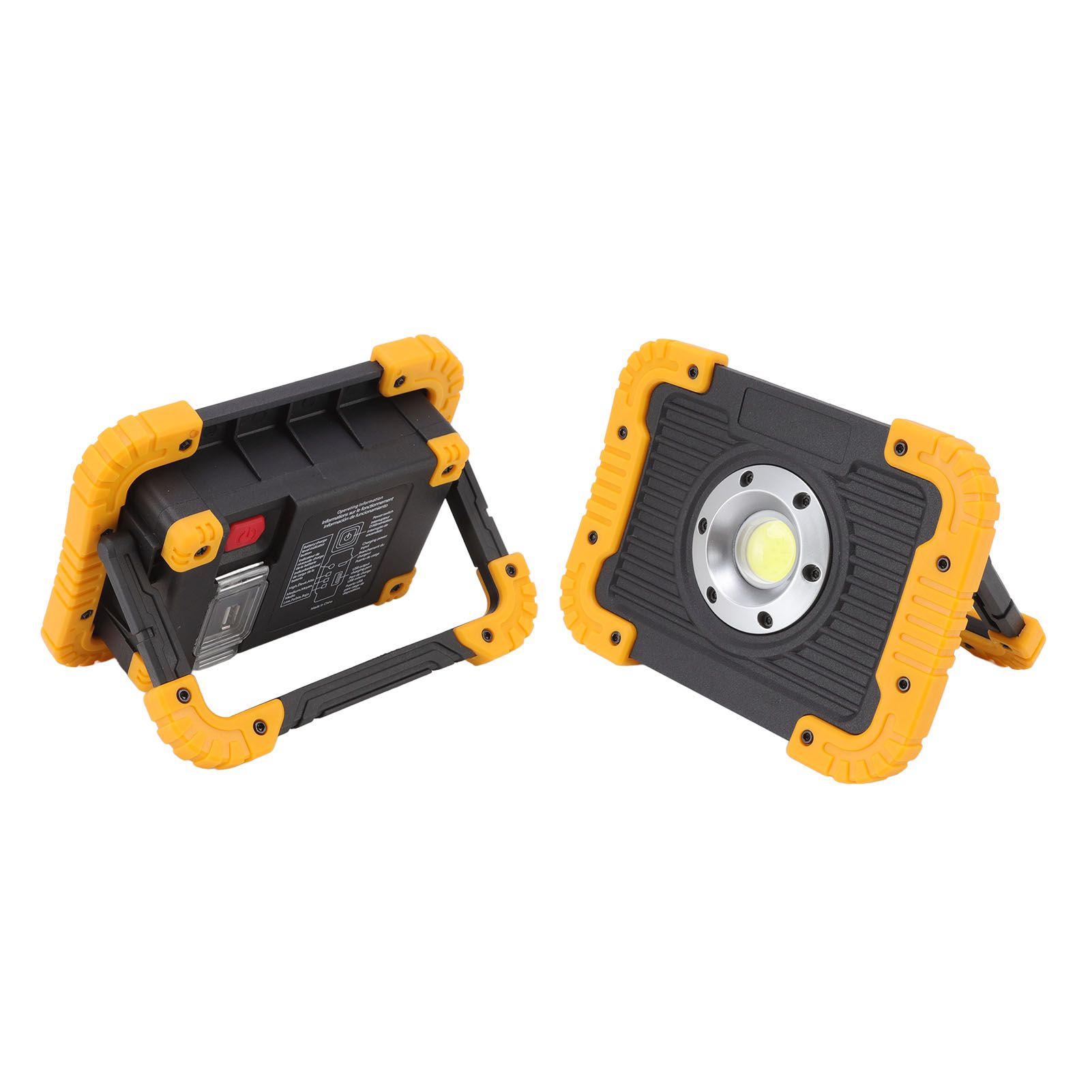 COB Work Light Waterproof USB Charging Portable COB Floodlight with 180 Degree Rotatable Stand for Camping Emergency - Image 7