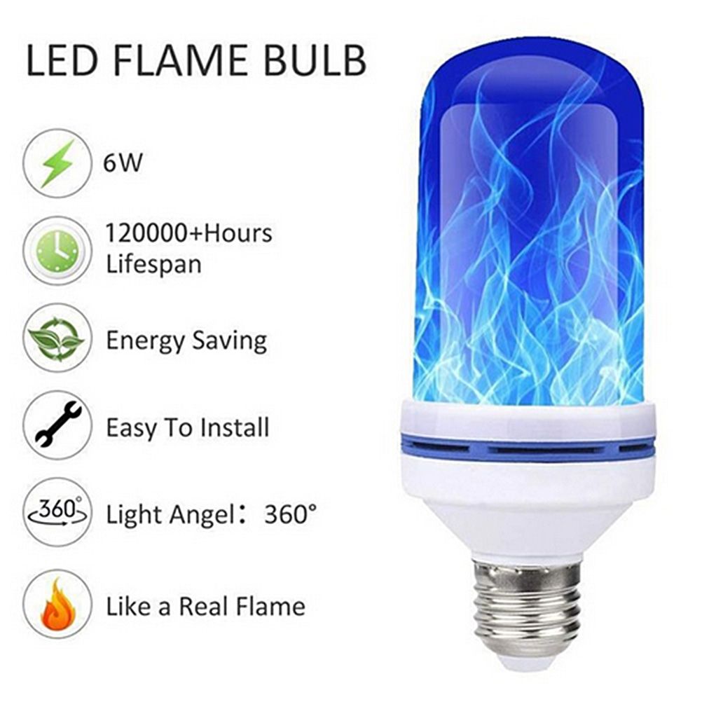 LED Flame Effect Light Bulb Upside Down Effect LED Bulb Flame Bulbs for Festival Hotel Bar Party Decoration - Image 5