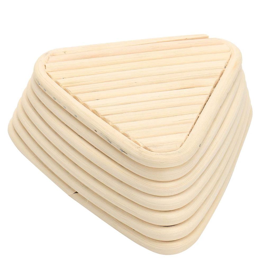 Triangle Bread Proofing Baskets with Liner Dough Rising Rattan Handmade Rattan Bowl - Image 4