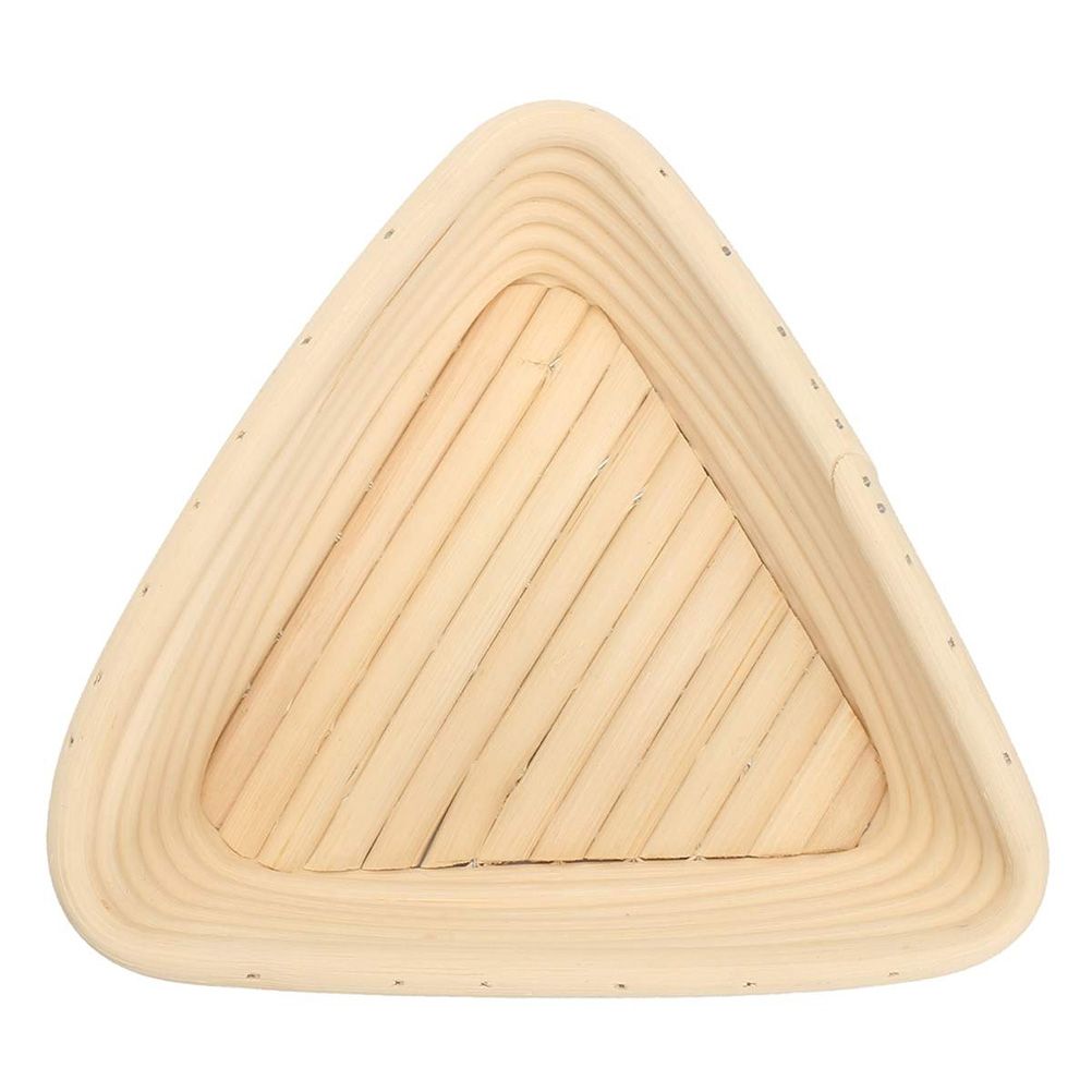 Triangle Bread Proofing Baskets with Liner Dough Rising Rattan Handmade Rattan Bowl - Image 6