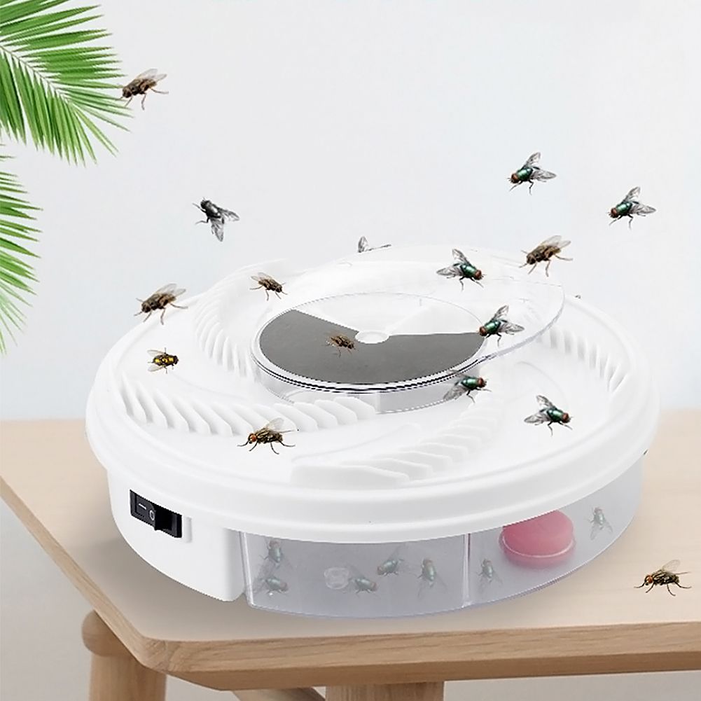 1PCS Electric Fly Trap Device with Trapping Food Electric Flycatcher Artifact - Image 2