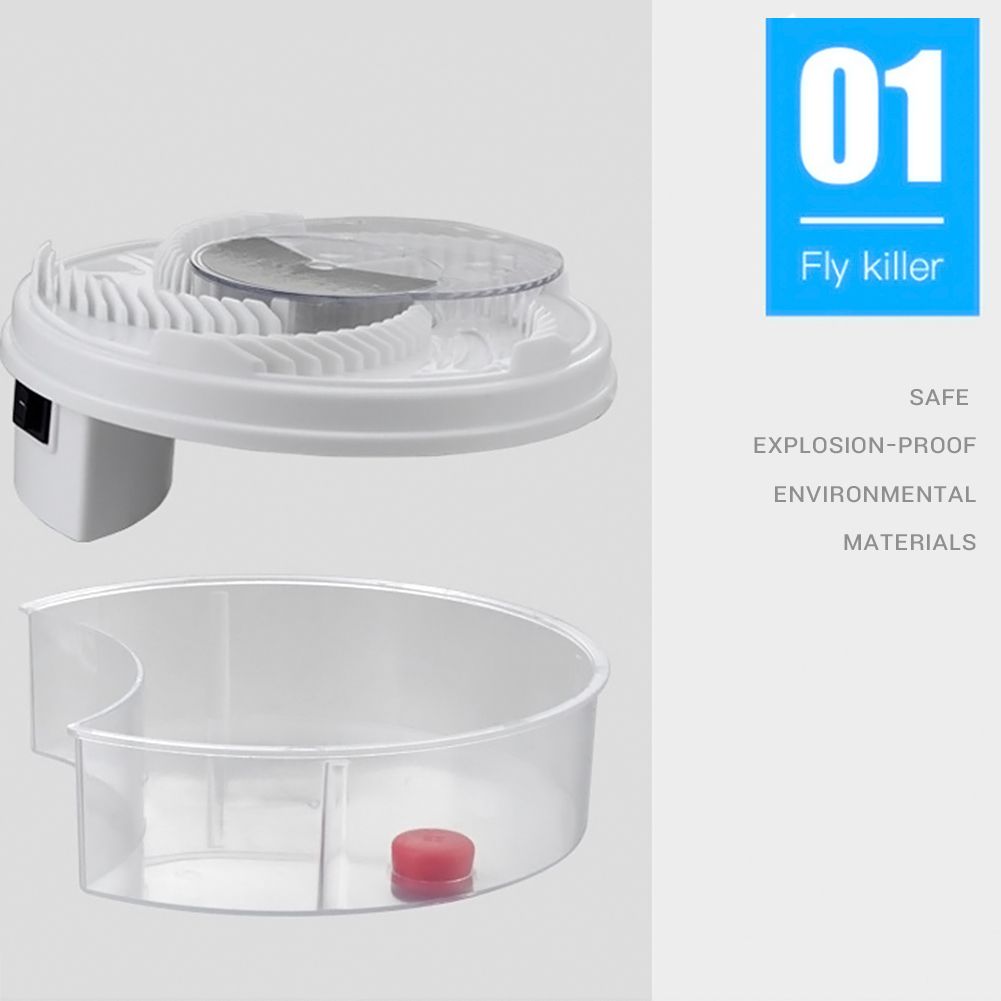 1PCS Electric Fly Trap Device with Trapping Food Electric Flycatcher Artifact - Image 5
