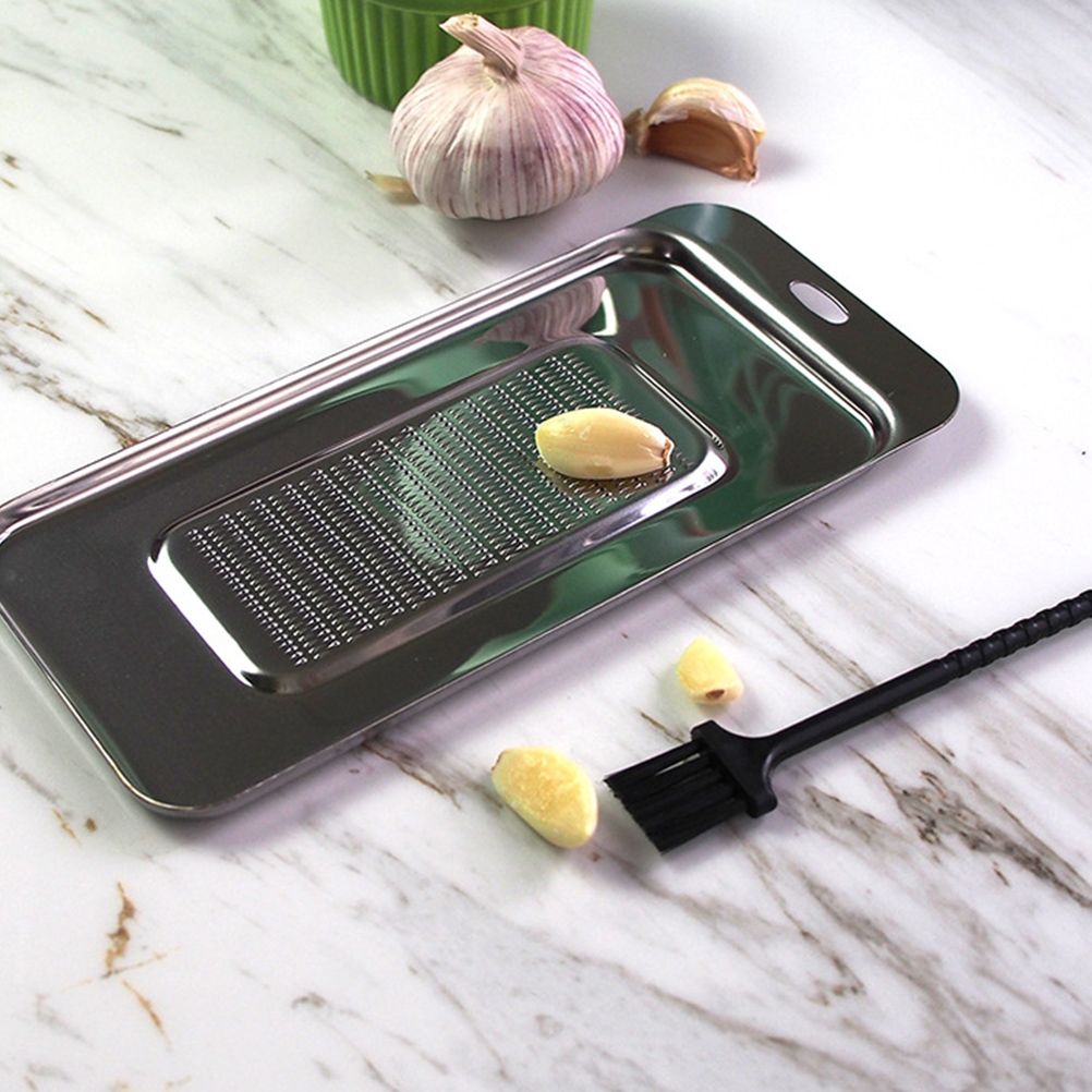 Thicken Stainless Steel Ginger Grater Wasabi Garlic Grinding Tools Cheese Grater Not Easily Deformed Garlic Masher - Image 4