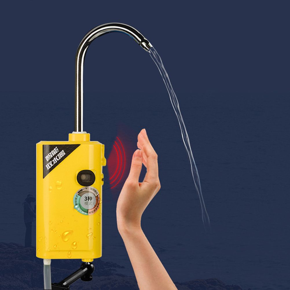 Portable Fishing Oxygen Pump Water Absorber Smart Automatic Induction LED Fishing Oxygen Pump - Image 2