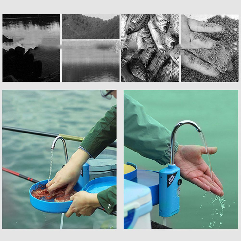 Portable Fishing Oxygen Pump Water Absorber Smart Automatic Induction LED Fishing Oxygen Pump - Image 6