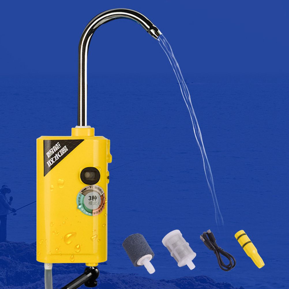 Portable Fishing Oxygen Pump Water Absorber Smart Automatic Induction LED Fishing Oxygen Pump - Image 8