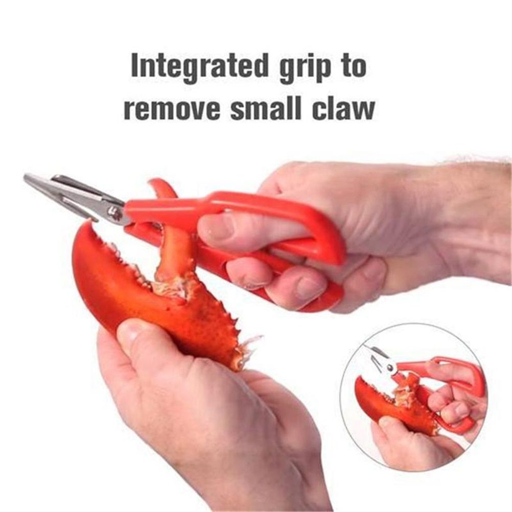 Stainless Steel Seafood Scissors Lobster Fish Scissors Detachable Lobster Forceps Kitchen Tool - Image 3