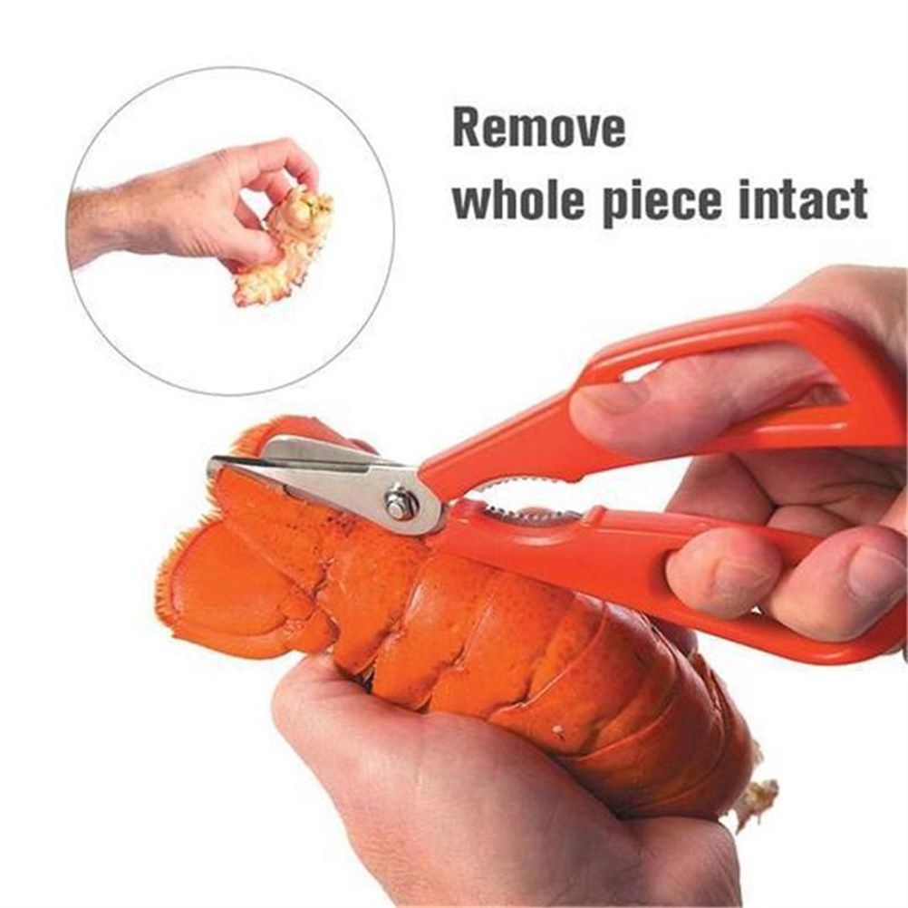 Stainless Steel Seafood Scissors Lobster Fish Scissors Detachable Lobster Forceps Kitchen Tool - Image 4