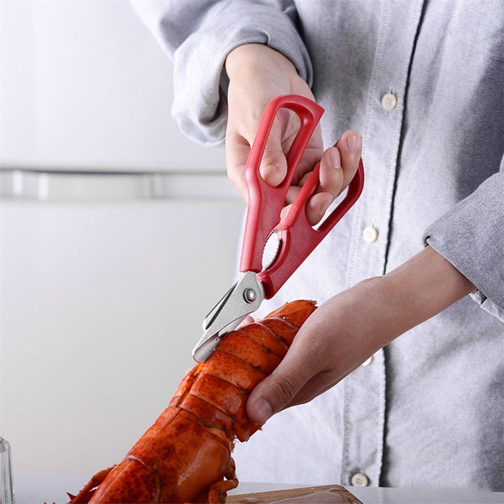 Stainless Steel Seafood Scissors Lobster Fish Scissors Detachable Lobster Forceps Kitchen Tool - Image 6