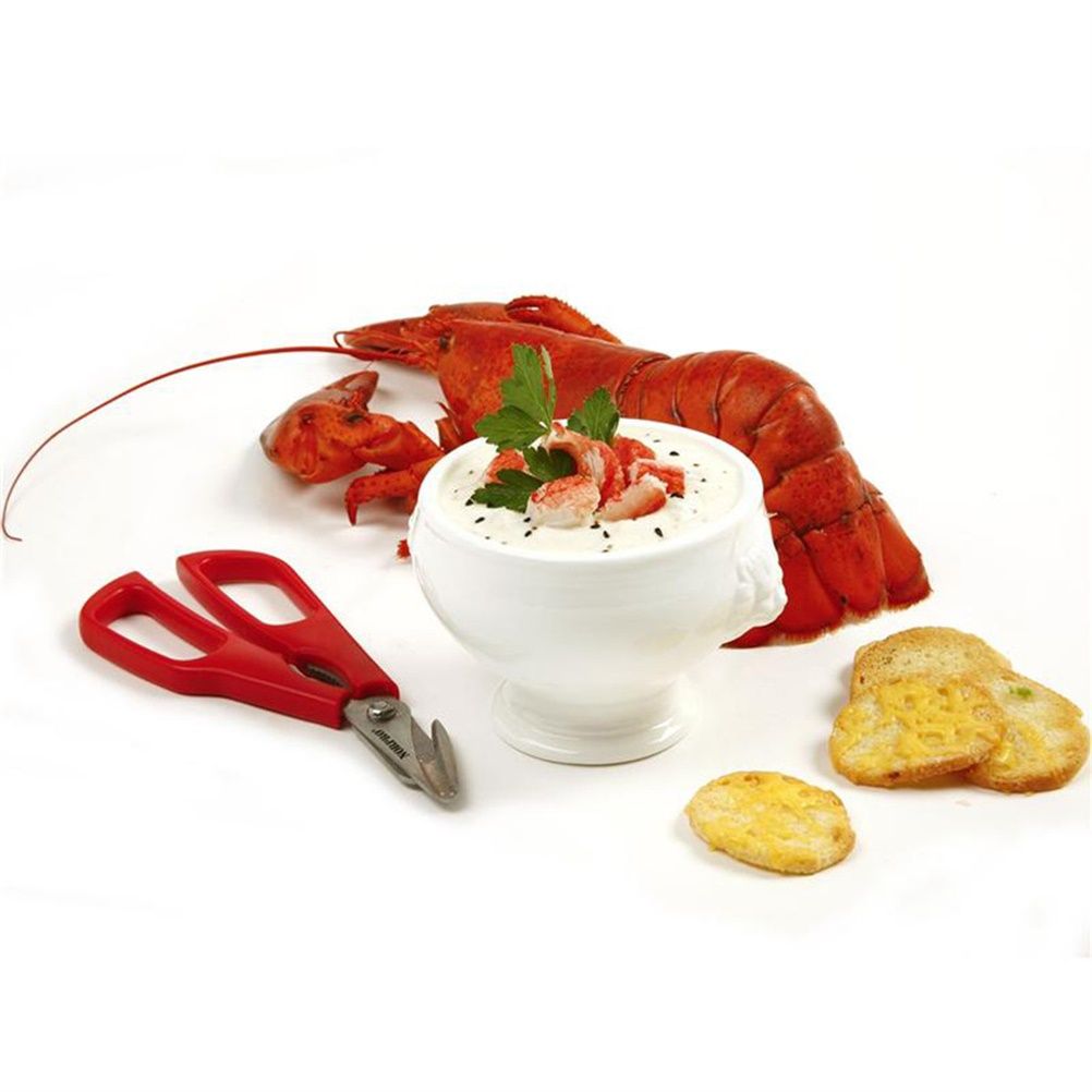 Stainless Steel Seafood Scissors Lobster Fish Scissors Detachable Lobster Forceps Kitchen Tool - Image 8