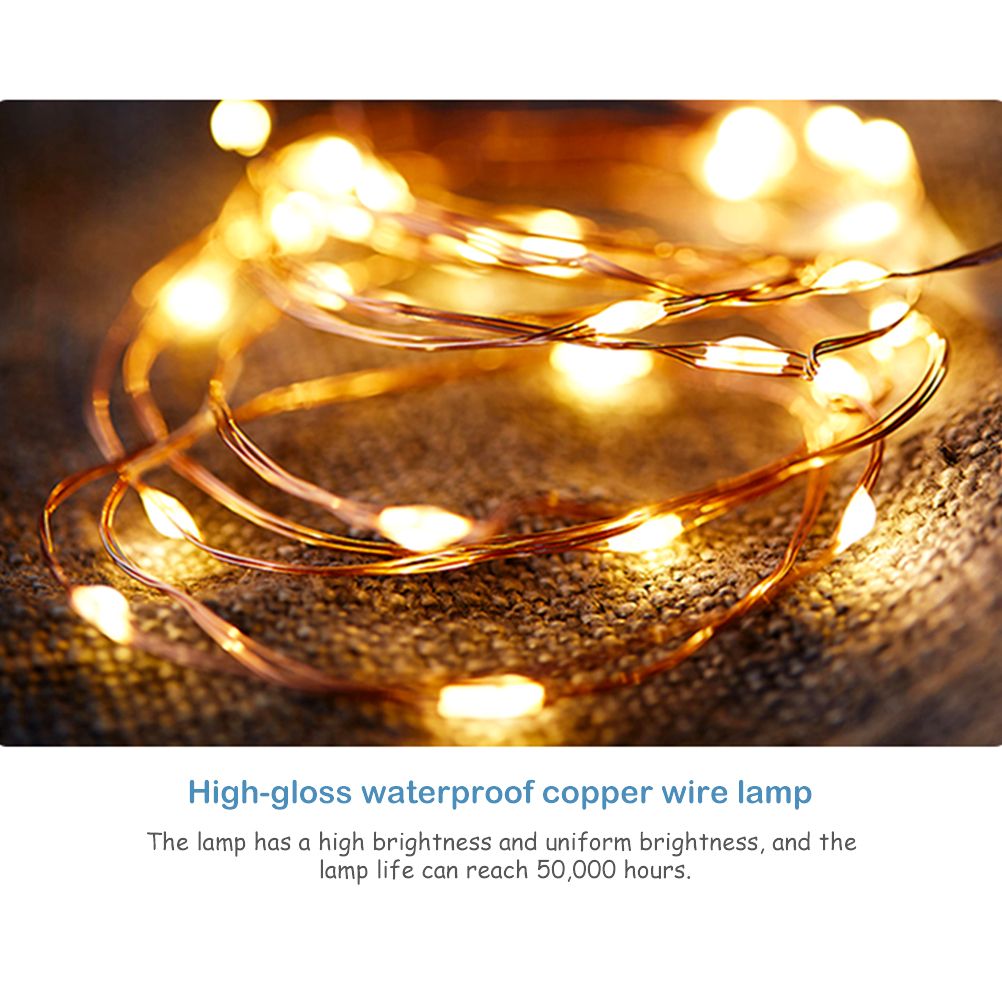 Waterfall String Lights Star Decorative Lights Twinkle Fairy Lights with Remote Control - Image 2