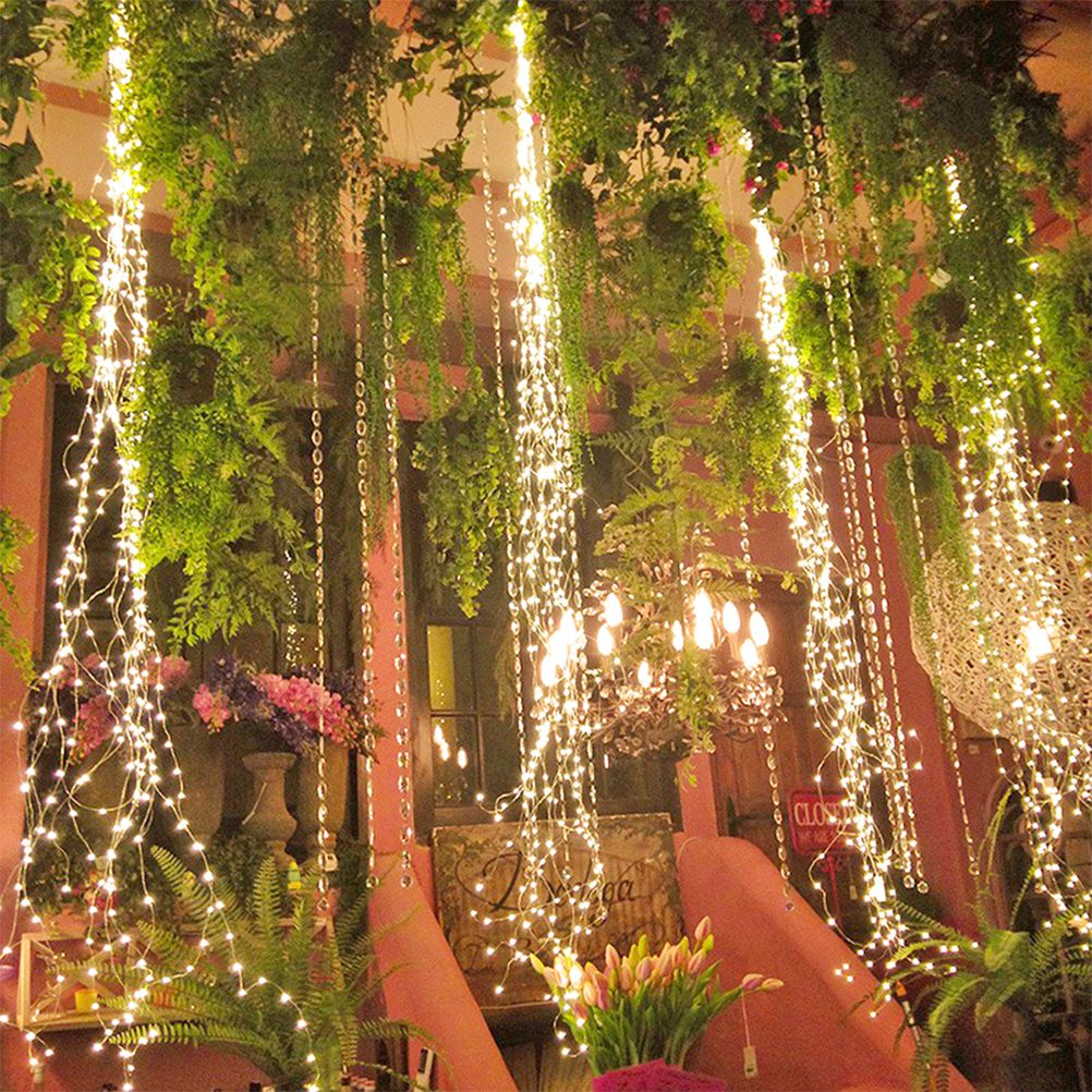Waterfall String Lights Star Decorative Lights Twinkle Fairy Lights with Remote Control - Image 7
