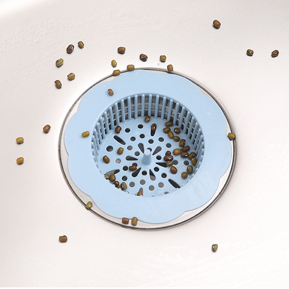 Flower Shape Drain Filter Plastic Sink Lid Sink Hair Strainer for Kitchen Bathroom - Image 4