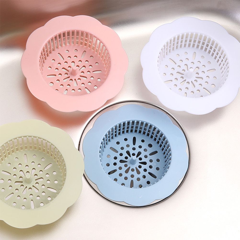 Flower Shape Drain Filter Plastic Sink Lid Sink Hair Strainer for Kitchen Bathroom - Image 8