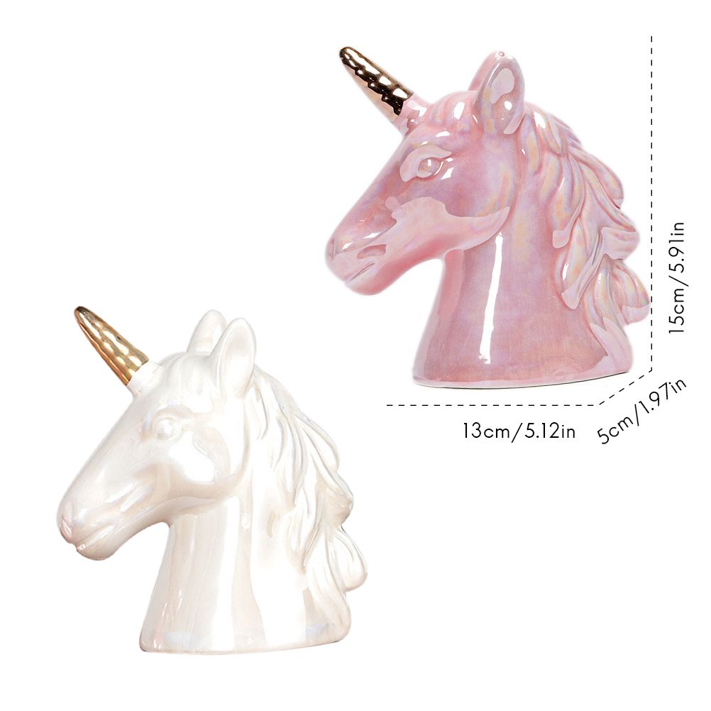 1PC Cute Ceramic Piggy Coin Bank Room Ornaments Gift for Kids - Image 2