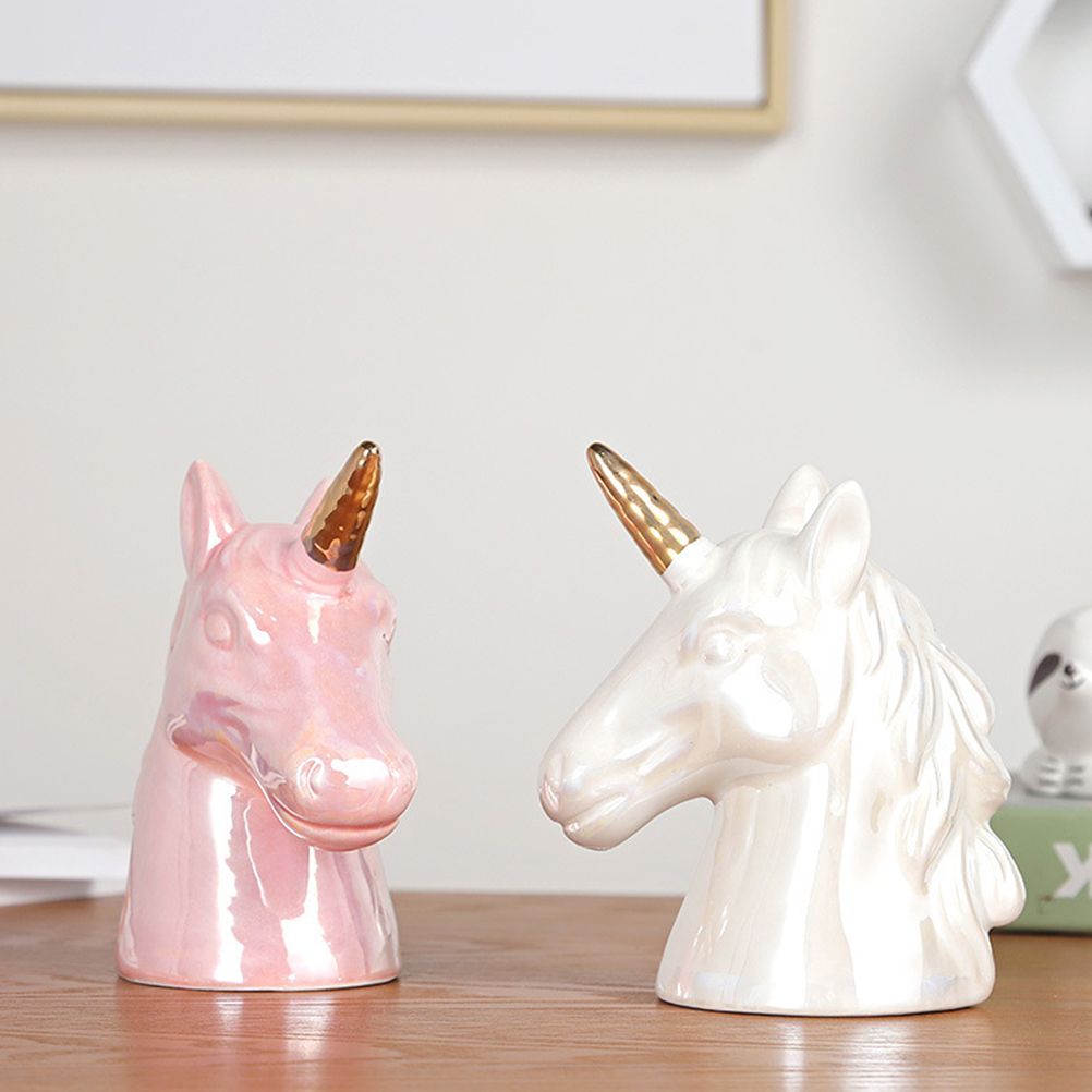 1PC Cute Ceramic Piggy Coin Bank Room Ornaments Gift for Kids - Image 6
