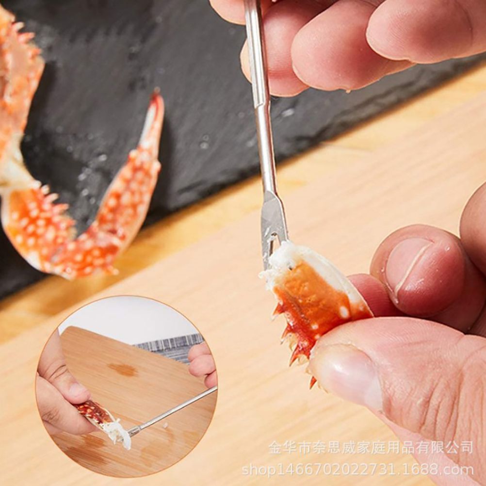 12PCS Seafood Tools Crab Sheller Forks Set Opener Shellfish Lobster Leg Sheller Kitchen Accessories - Image 7