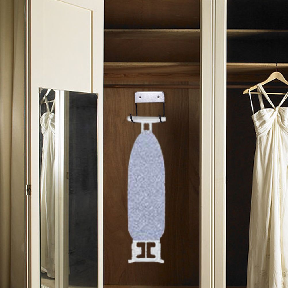 Ironing Board Hanger Wall Mount Ironing Board Holder Organizer Wall Rack for Laundry Rooms - Image 4