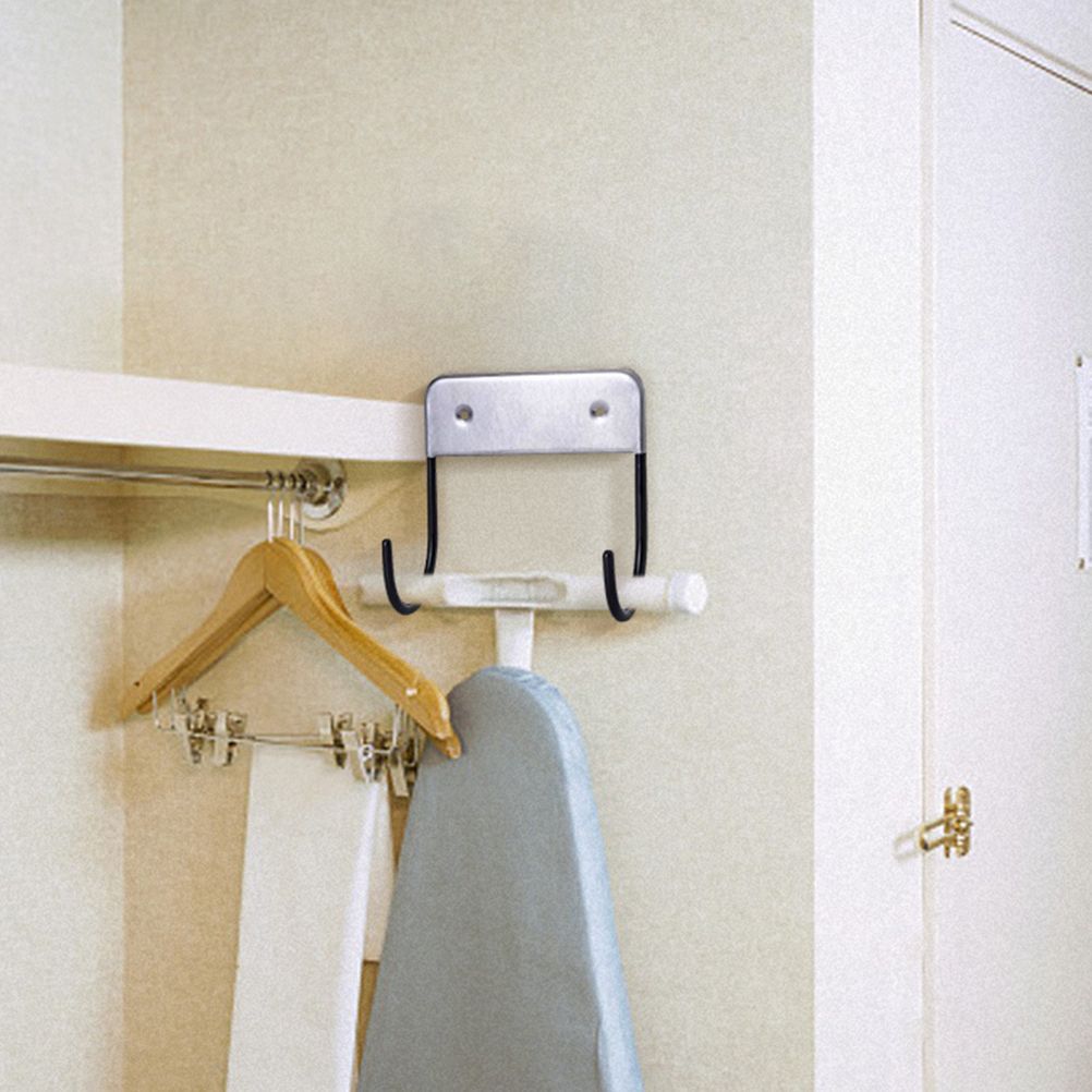 Ironing Board Hanger Wall Mount Ironing Board Holder Organizer Wall Rack for Laundry Rooms - Image 5