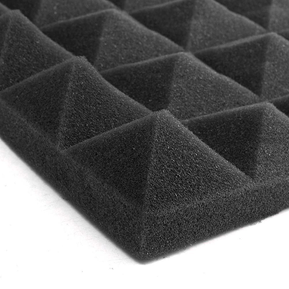 12Pcs Acoustic Foam Panels Acoustic Foam Sound Absorption Pyramid Studio Treatment Wall Panels - Image 8