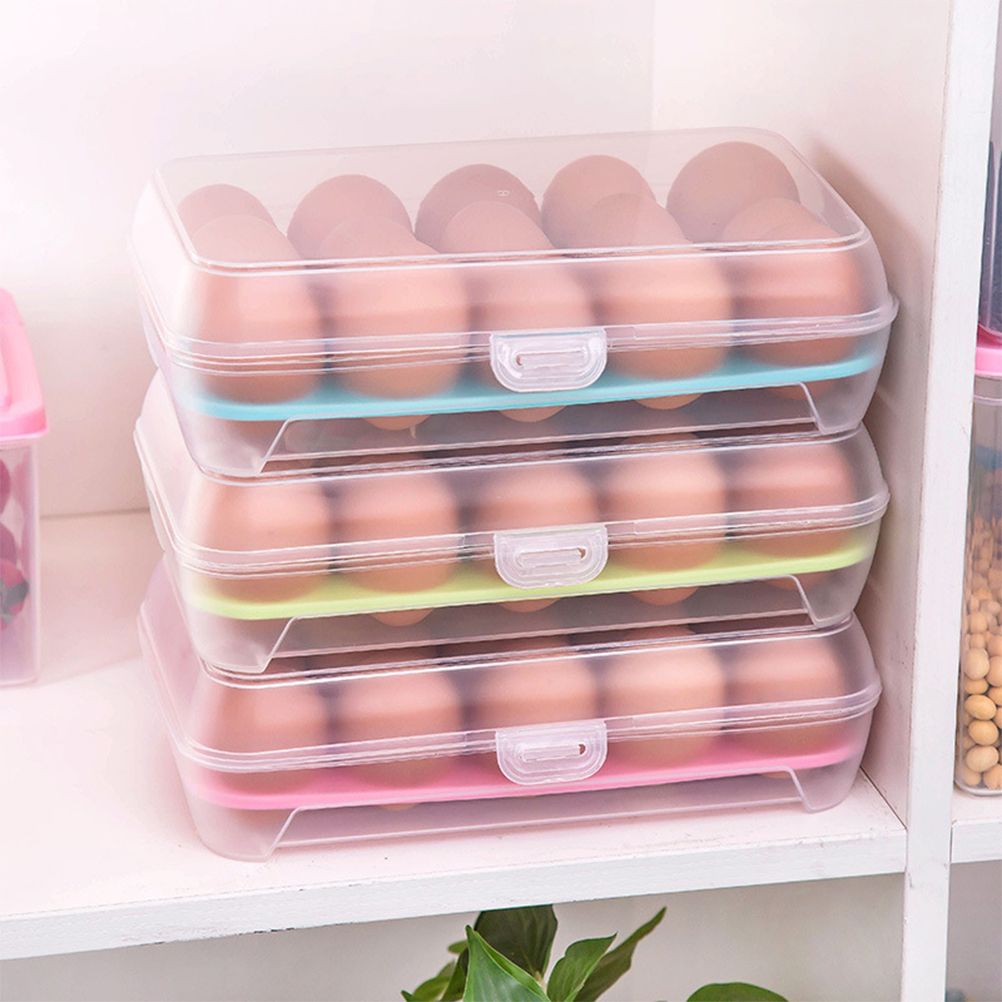 15 Grids Egg Storage Box Egg Preservation Container Portable Egg Organizer - Image 5