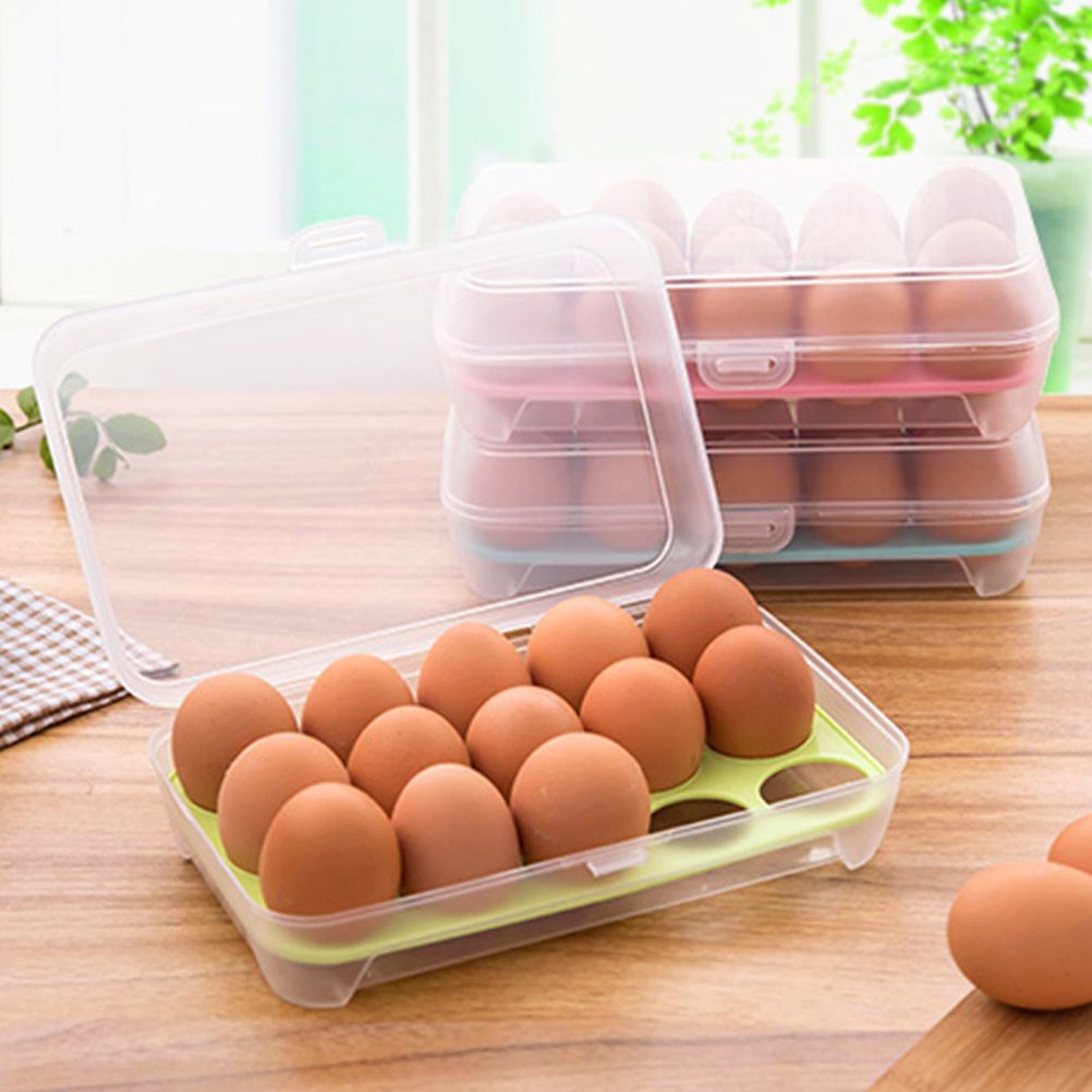 15 Grids Egg Storage Box Egg Preservation Container Portable Egg Organizer - Image 6