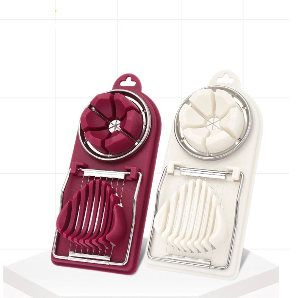 Stainless Steel Egg Slicing Tool Petal Shape Egg Cutter 2 Slicing Styles Manual Divider Separator - Image 5