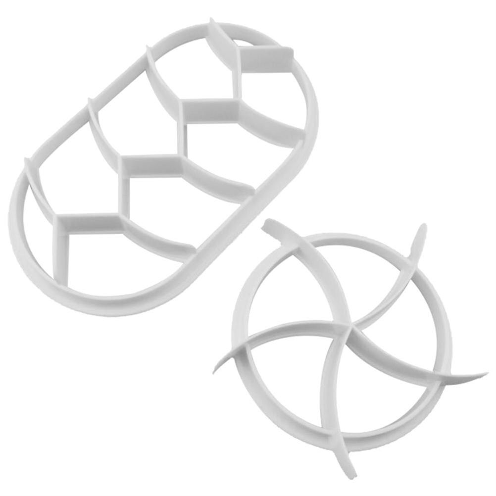 2PCS Dough Press Mold Set Baking Bread Rolls Mold Plastic Pastry Cutters - Image 2