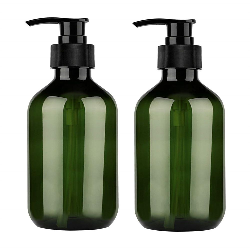 4PCS Plastic Bottles with Pump 500ml Refillable Plastic Soap Dispenser Bottle for Bathroom or Kitchen Handwash Lotions Shampoo Conditioner - Image 1