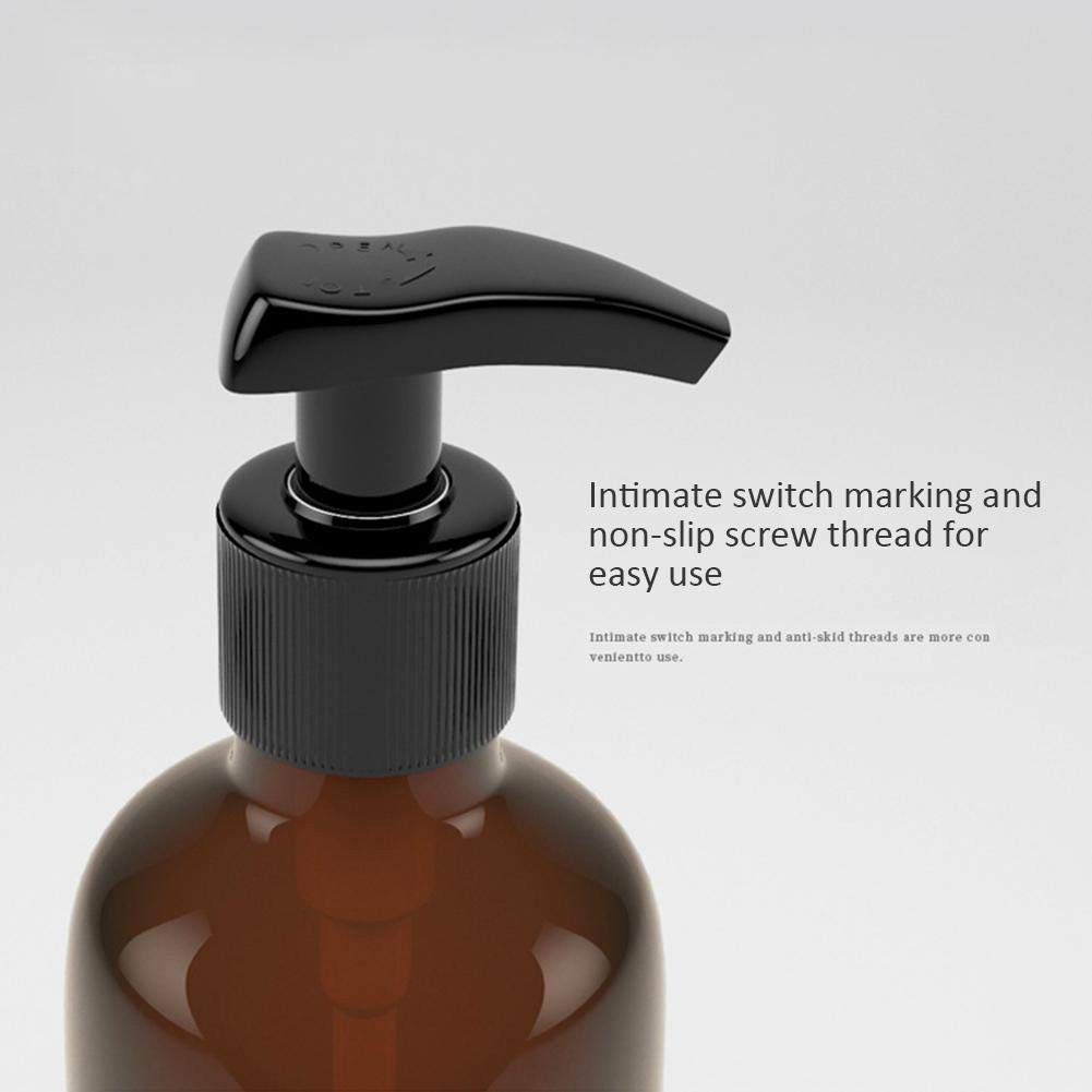 4PCS Plastic Bottles with Pump 500ml Refillable Plastic Soap Dispenser Bottle for Bathroom or Kitchen Handwash Lotions Shampoo Conditioner - Image 2