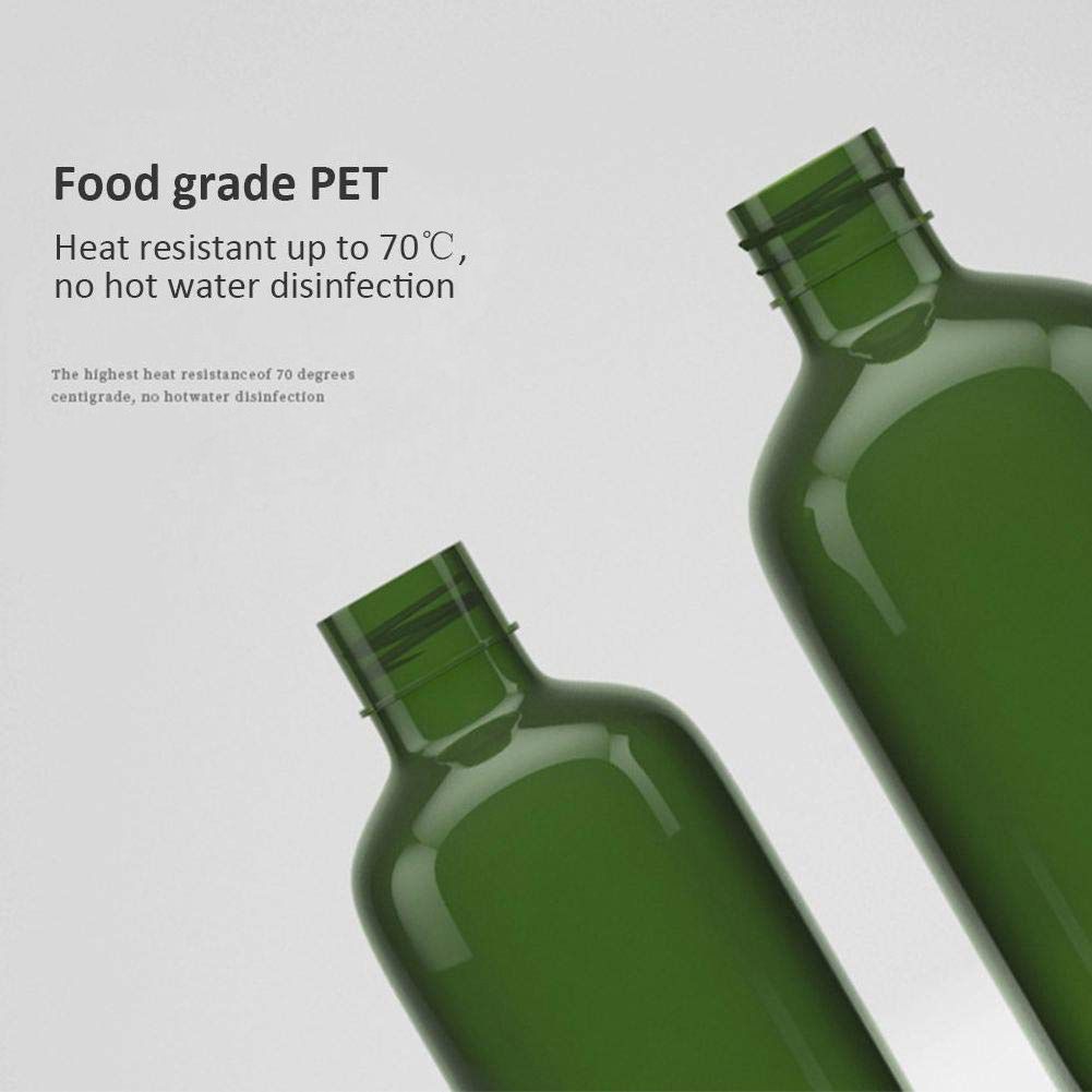 4PCS Plastic Bottles with Pump 500ml Refillable Plastic Soap Dispenser Bottle for Bathroom or Kitchen Handwash Lotions Shampoo Conditioner - Image 5