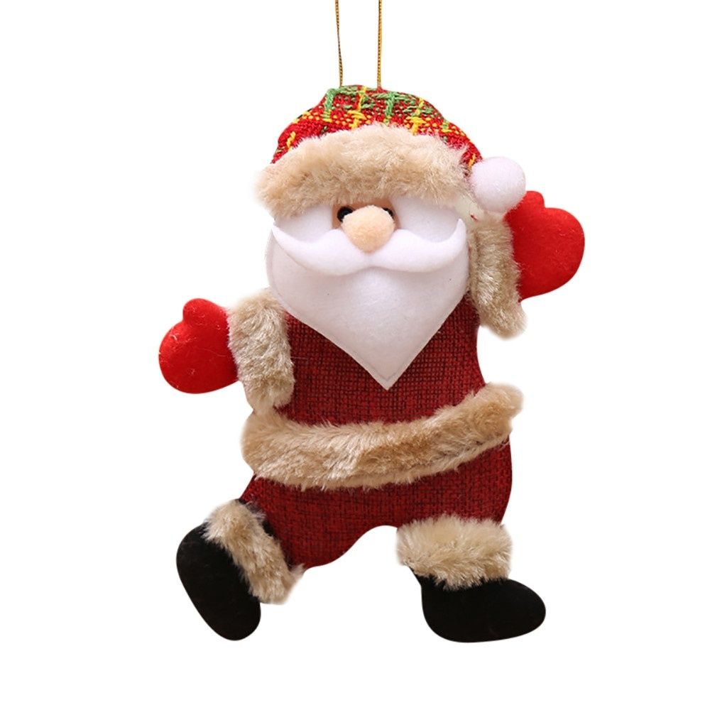 Christmas Tree Ornament Christmas Plush Dolls Pendant for Christmas Tree Decoration - Image 1