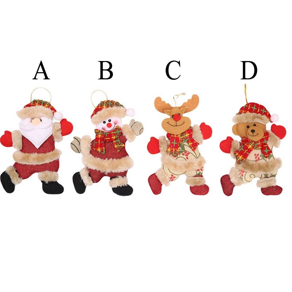 Christmas Tree Ornament Christmas Plush Dolls Pendant for Christmas Tree Decoration - Image 5