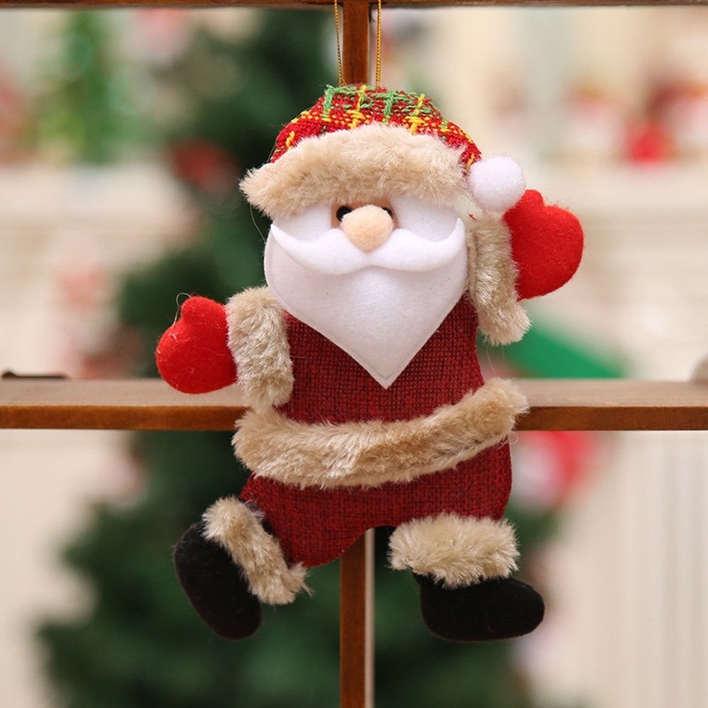 Christmas Tree Ornament Christmas Plush Dolls Pendant for Christmas Tree Decoration - Image 6