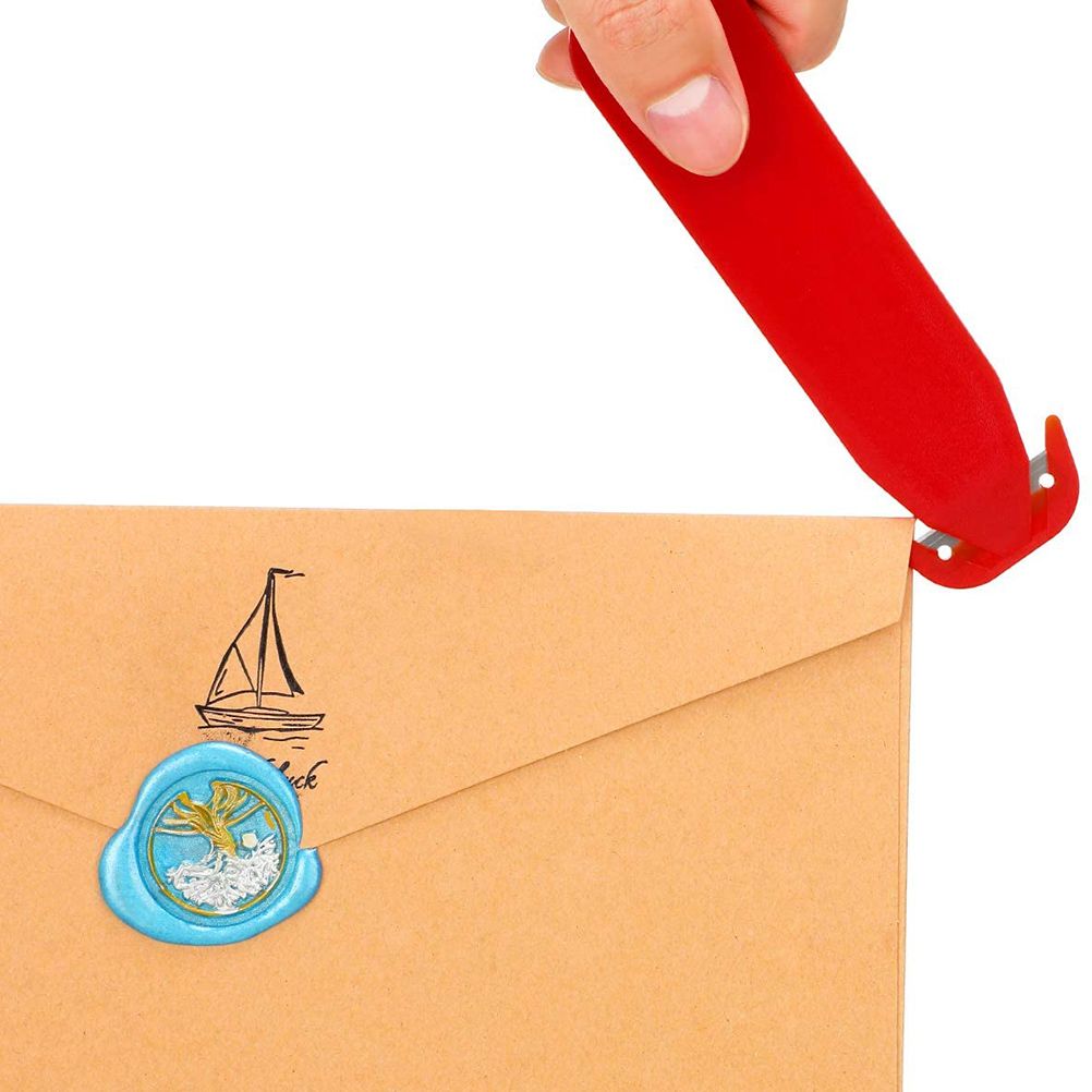Package Opener Metal Box Cutters Stainless Steel Safety Utility Cutter for Home Office Use - Image 6