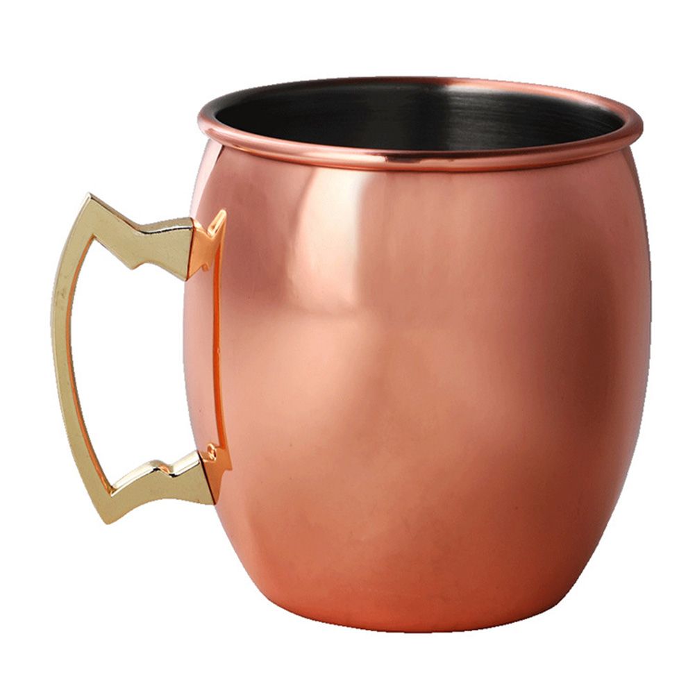 550ml Copper Plated Moscow Mule Mug Beer Cup Coffee Mug Copper Plated Mugs Kitchen Bar Drinkware - Image 1