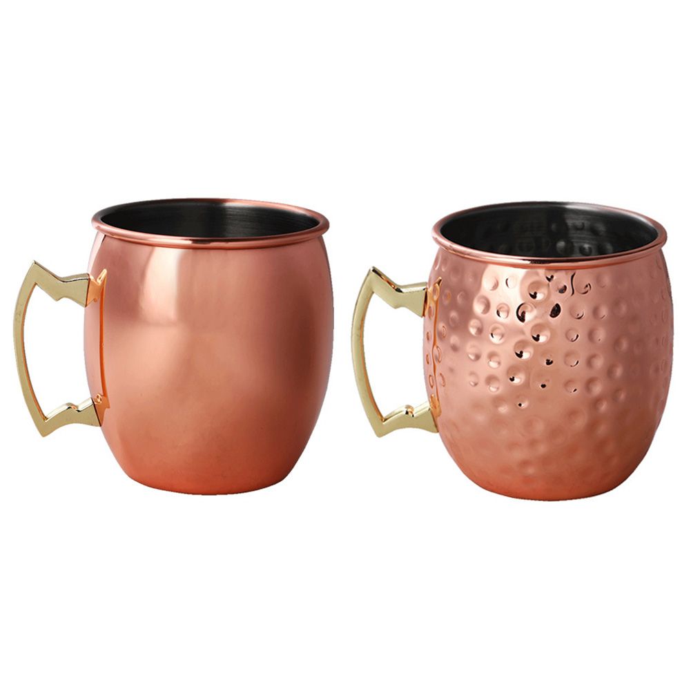 550ml Copper Plated Moscow Mule Mug Beer Cup Coffee Mug Copper Plated Mugs Kitchen Bar Drinkware - Image 3