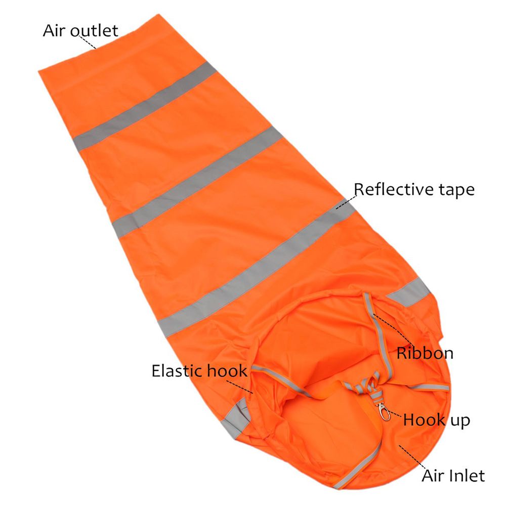 Windsock with Reflective Strips Outdoor Wind Measurement Bag Oxford Cloth Windsock - Image 3