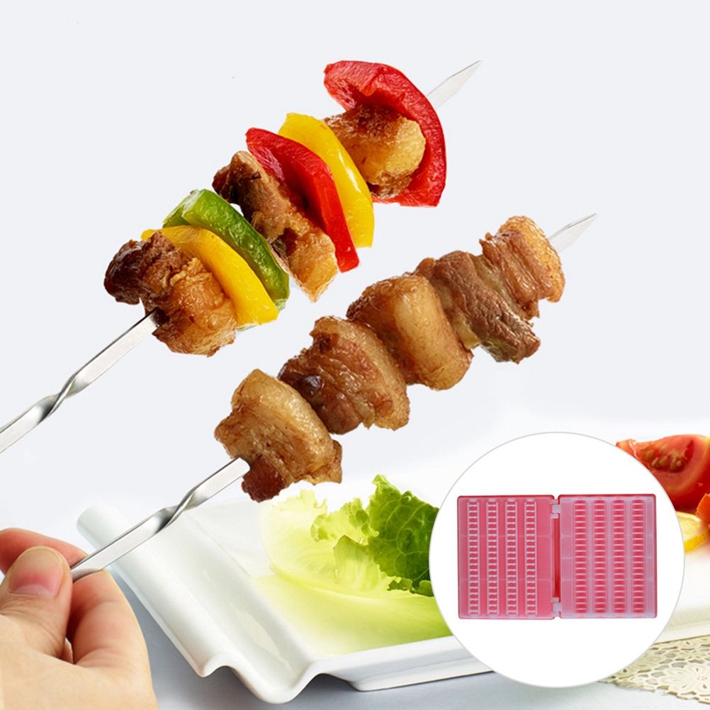 Barbecue Meat Skewer Tool Handheld Meat Skewer Device Portable Barbecue Kebab Maker - Image 6