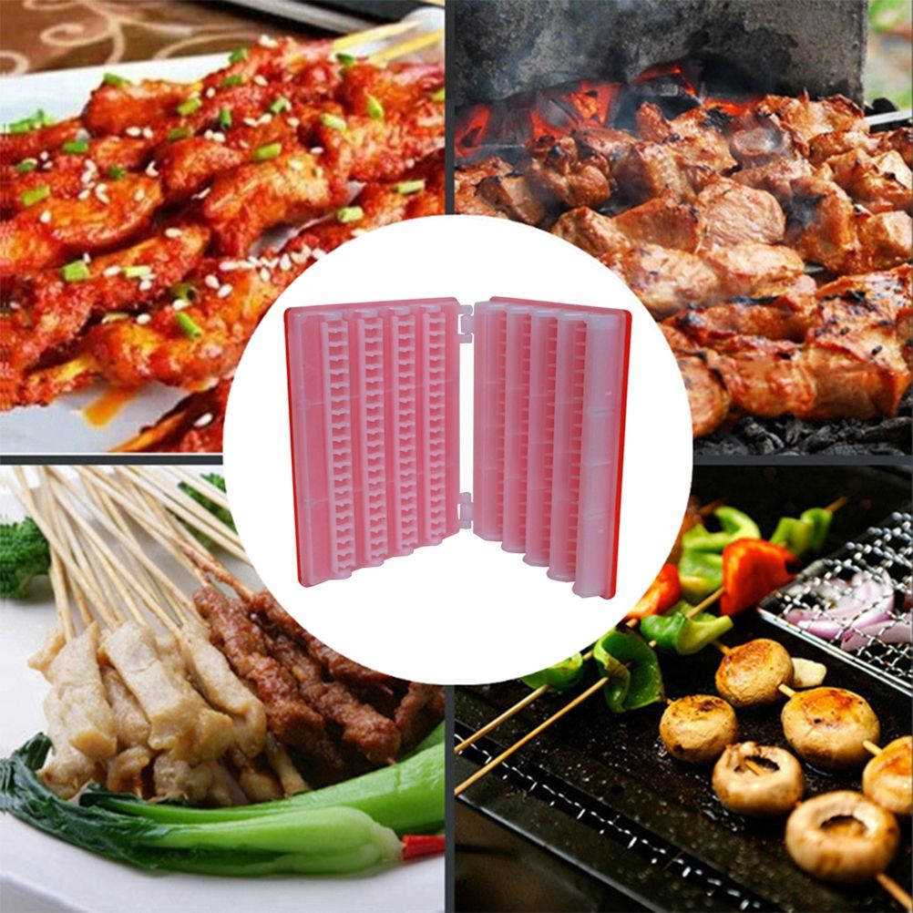 Barbecue Meat Skewer Tool Handheld Meat Skewer Device Portable Barbecue Kebab Maker - Image 7