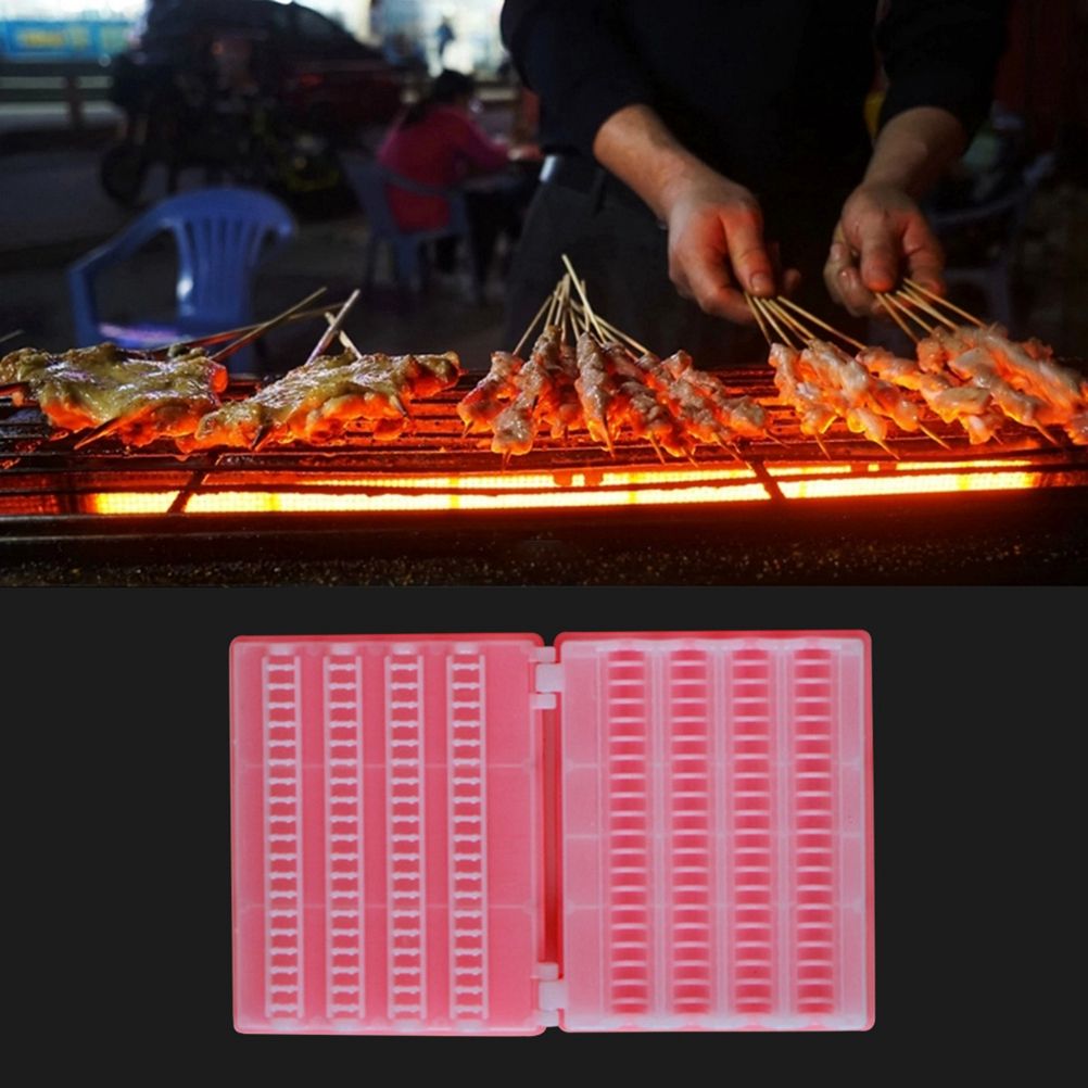 Barbecue Meat Skewer Tool Handheld Meat Skewer Device Portable Barbecue Kebab Maker - Image 8