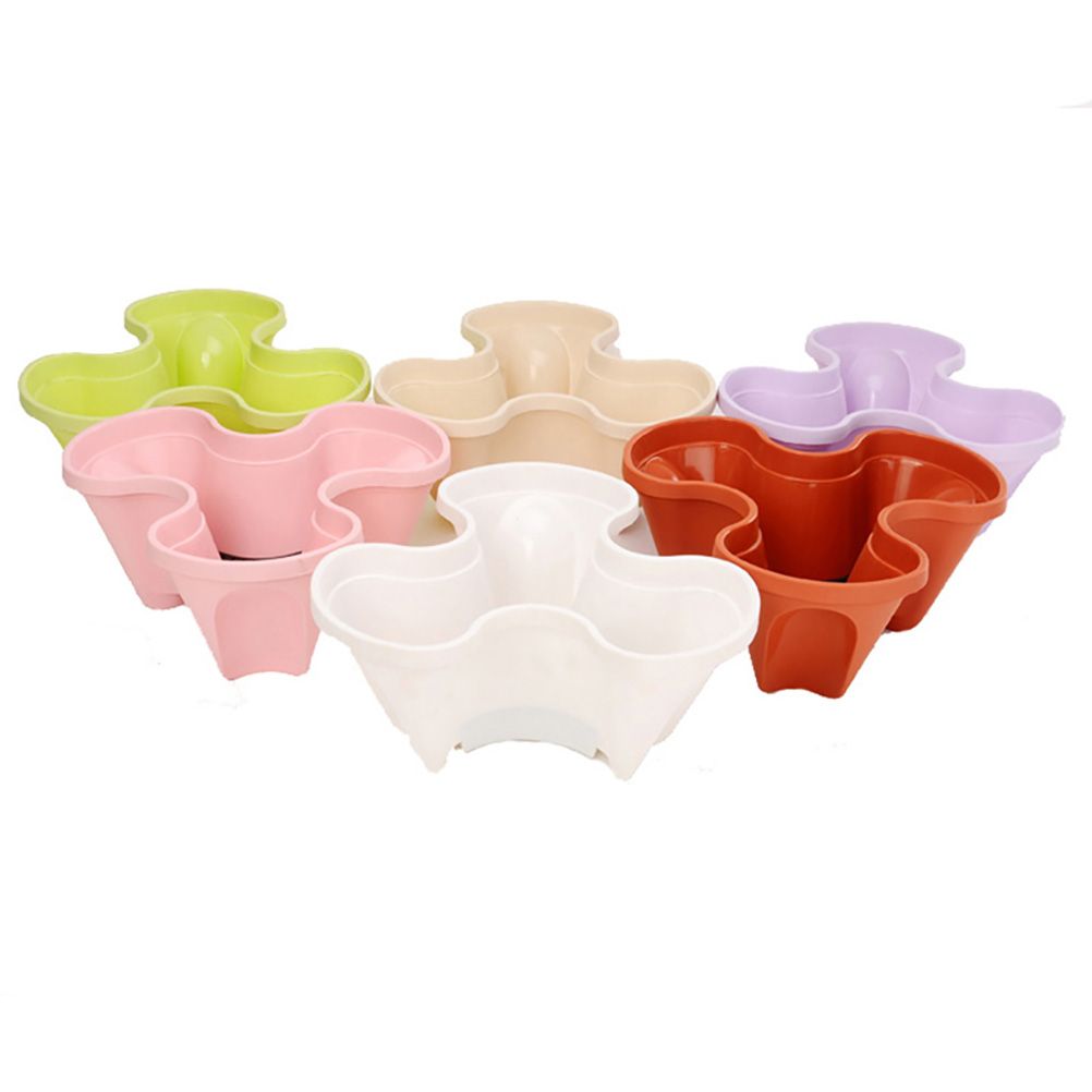 Superimposed 3D Flower Pot Multi Layer Strawberry Basin Plastic Planter - Image 4
